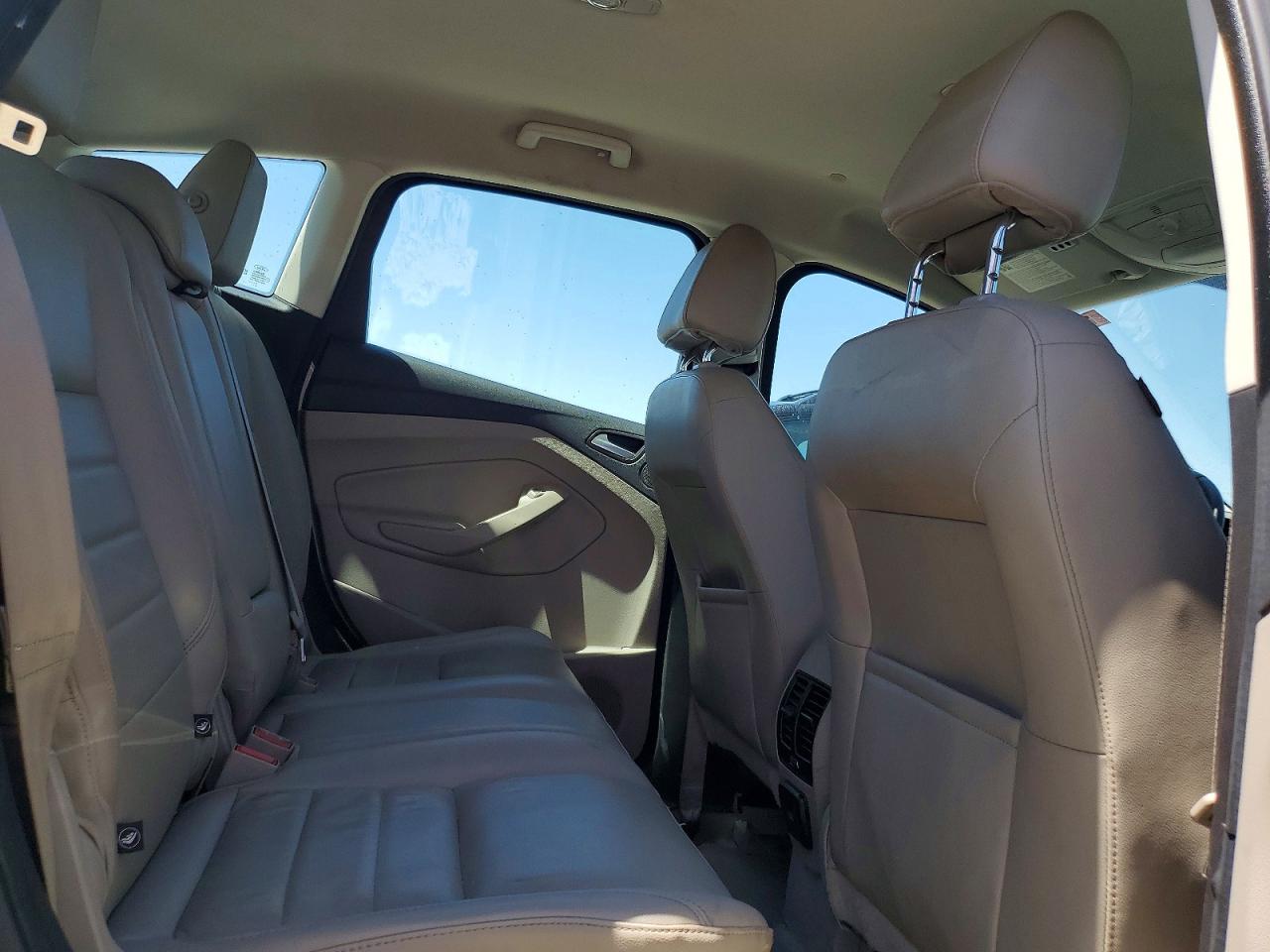 2015 Ford C-max Premium Sel White vin: 1FADP5CU7FL101610