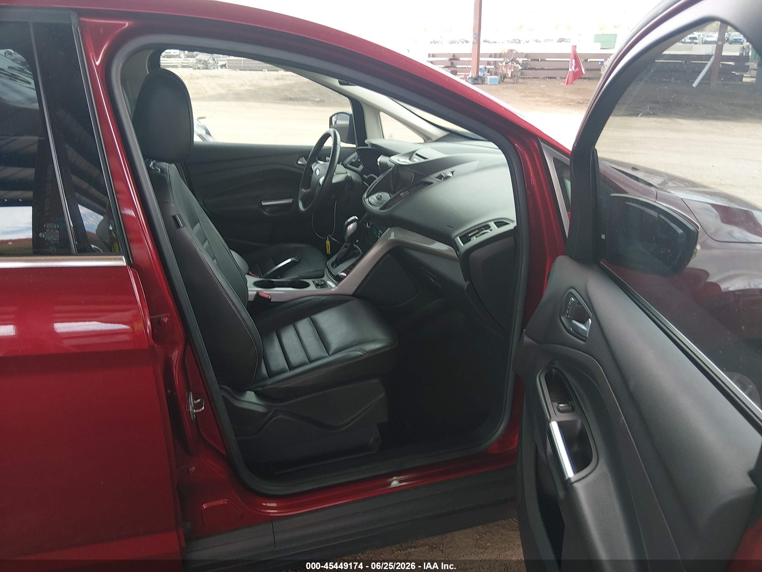 2015 Ford C-max Energi Sel Red vin: 1FADP5CU7FL104412