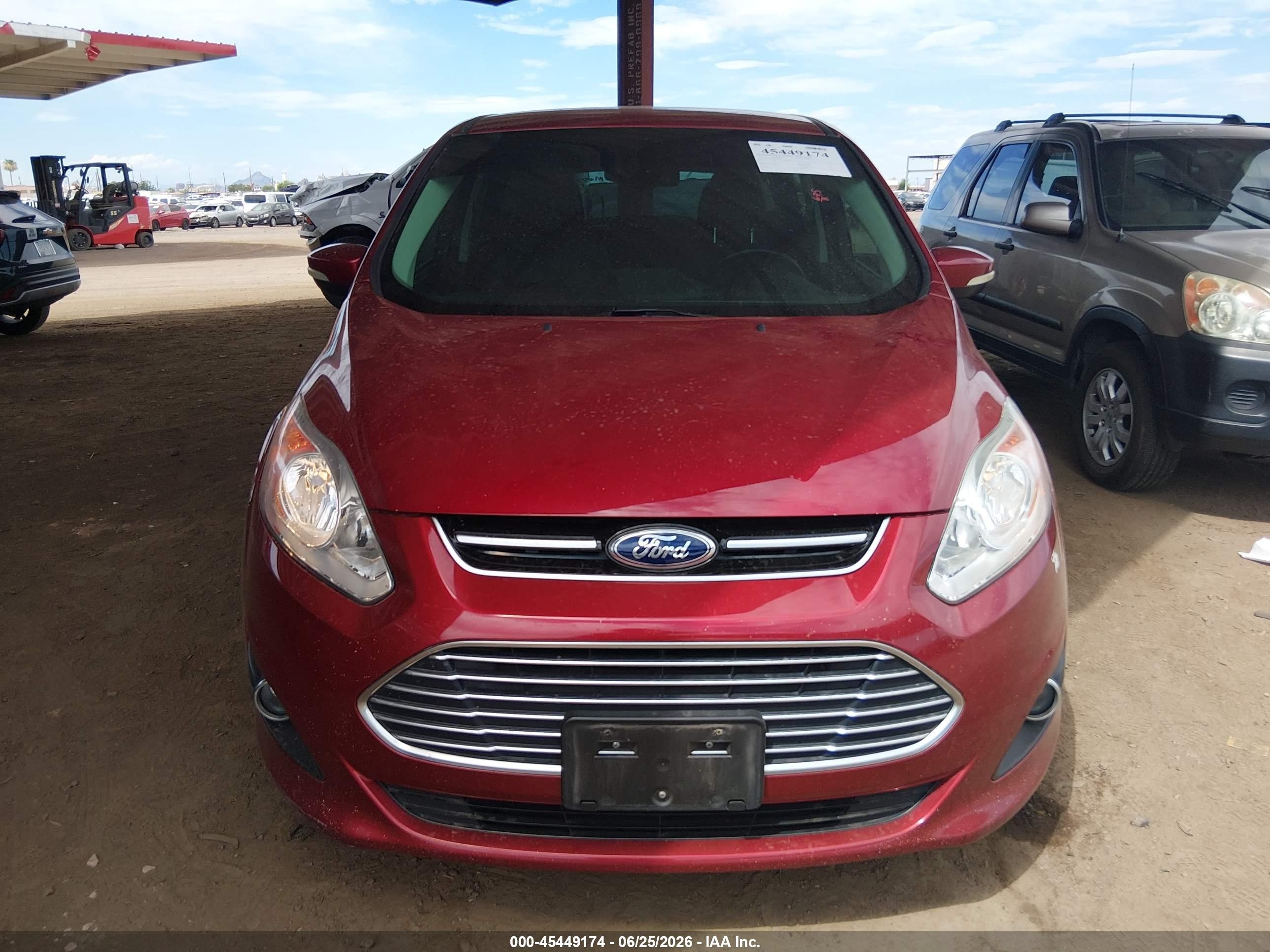 2015 Ford C-max Energi Sel Red vin: 1FADP5CU7FL104412