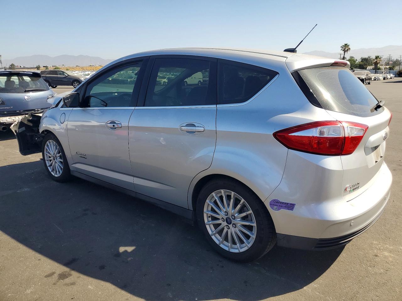 2015 Ford C-max Premium Sel Gray vin: 1FADP5CU7FL115779