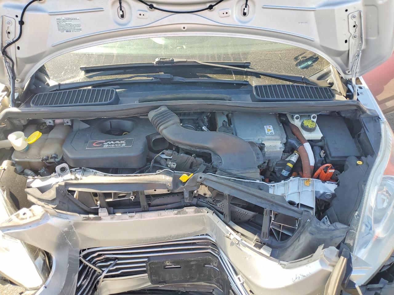 2015 Ford C-max Premium Sel Gray vin: 1FADP5CU7FL115779