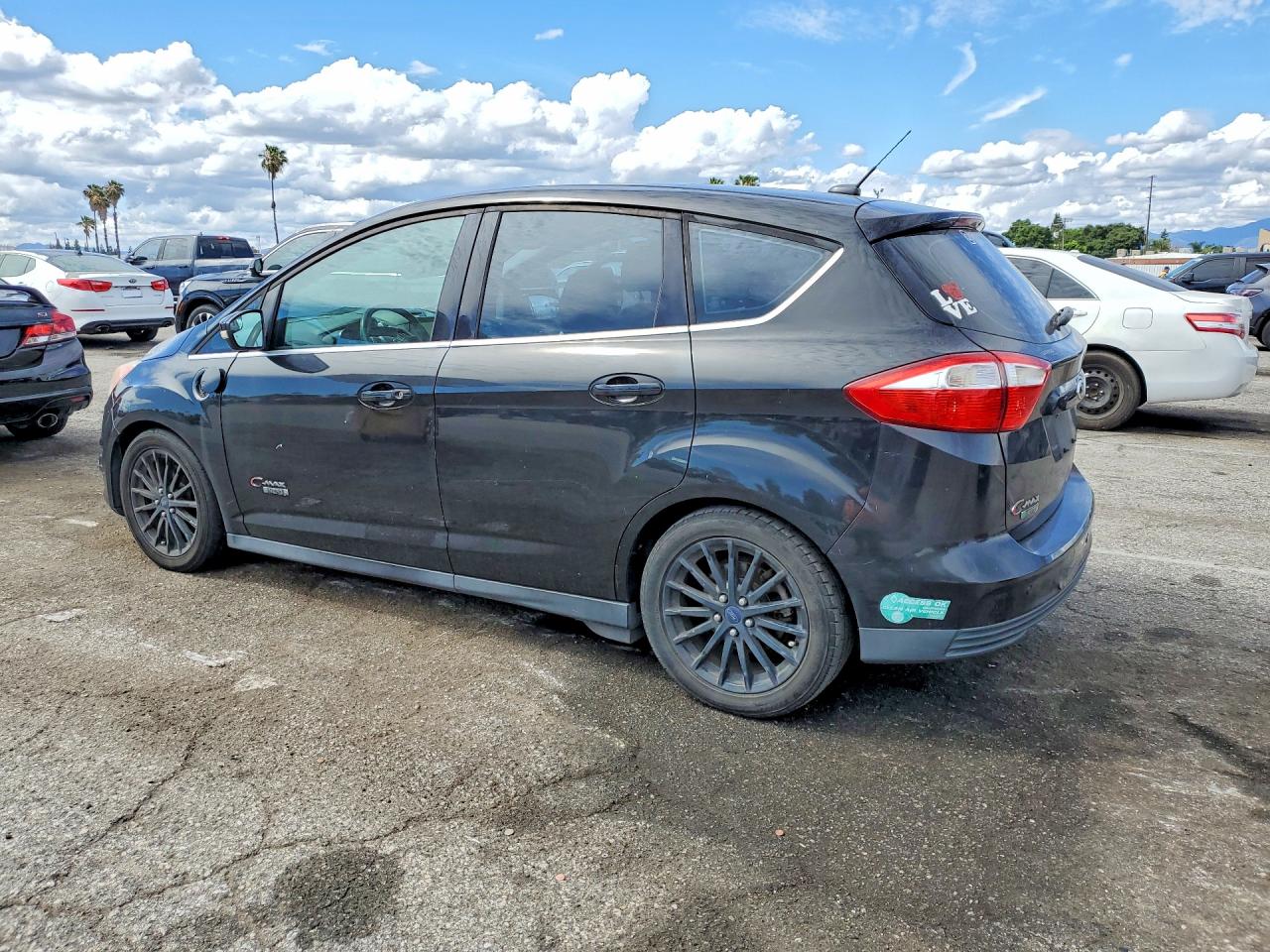 2015 Ford C-max Premium Sel Black vin: 1FADP5CU7FL118598