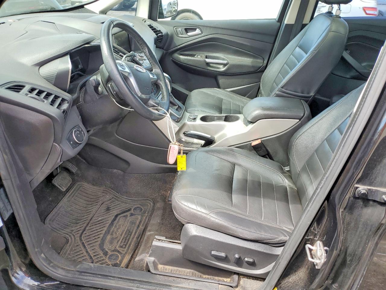 2015 Ford C-max Premium Sel Black vin: 1FADP5CU7FL118598