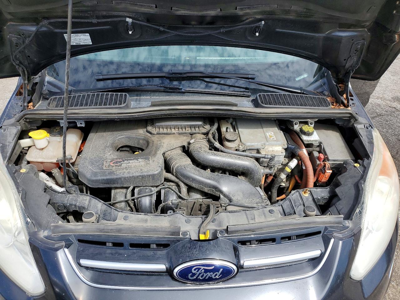 2015 Ford C-max Premium Sel Black vin: 1FADP5CU7FL118598