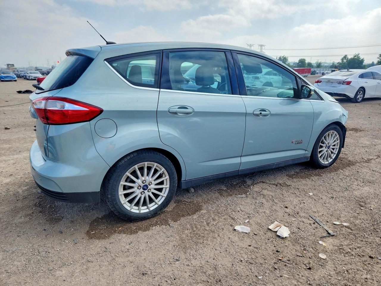 2013 Ford C-max Premium Turquoise vin: 1FADP5CU8DL519560