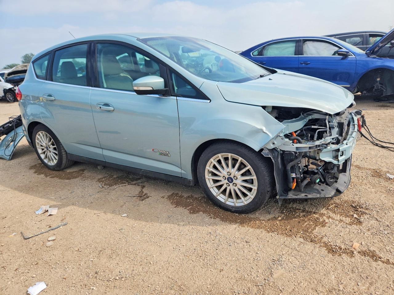 2013 Ford C-max Premium Turquoise vin: 1FADP5CU8DL519560