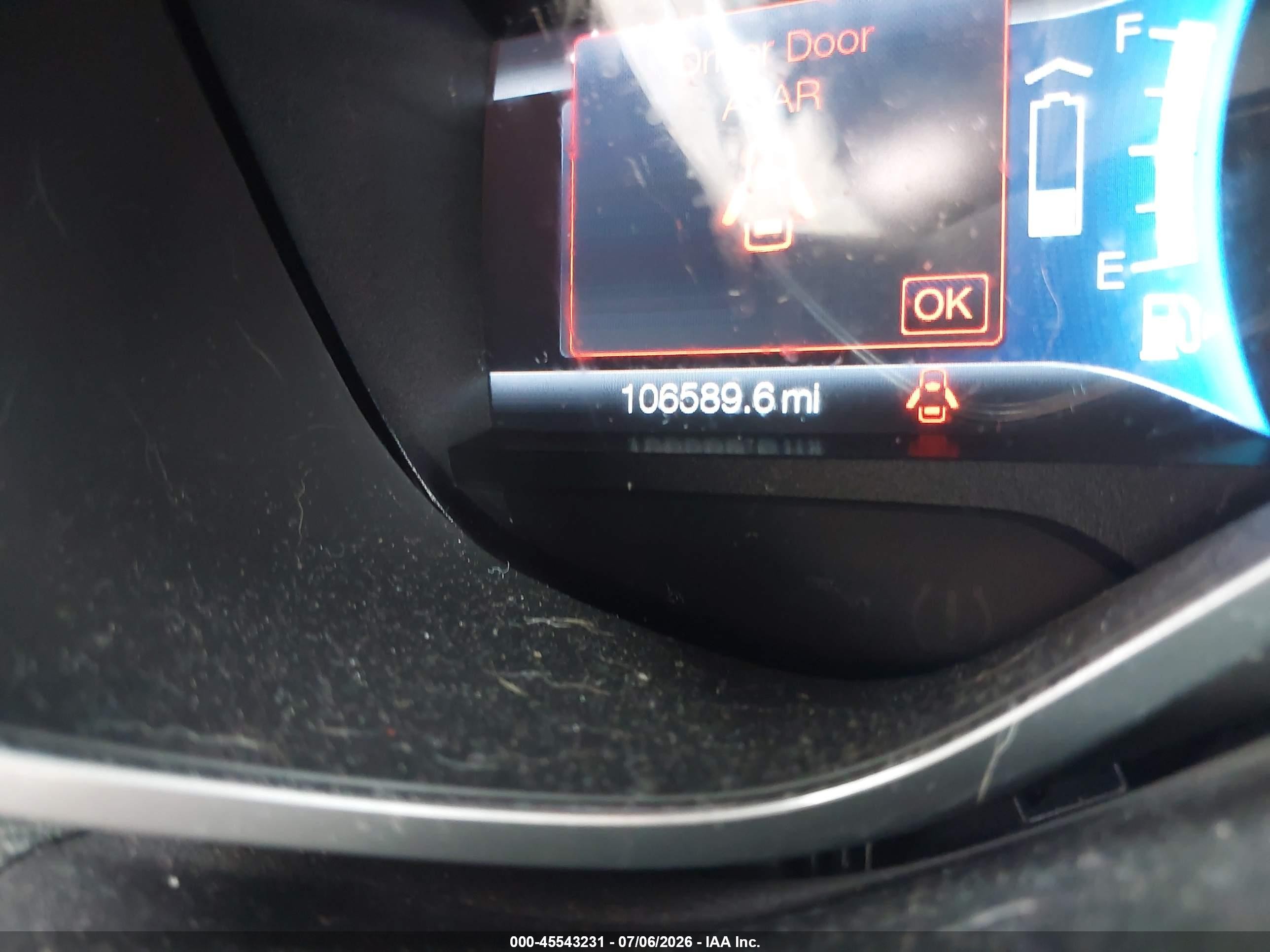 2013 Ford C-max Energi Sel White vin: 1FADP5CU8DL541879