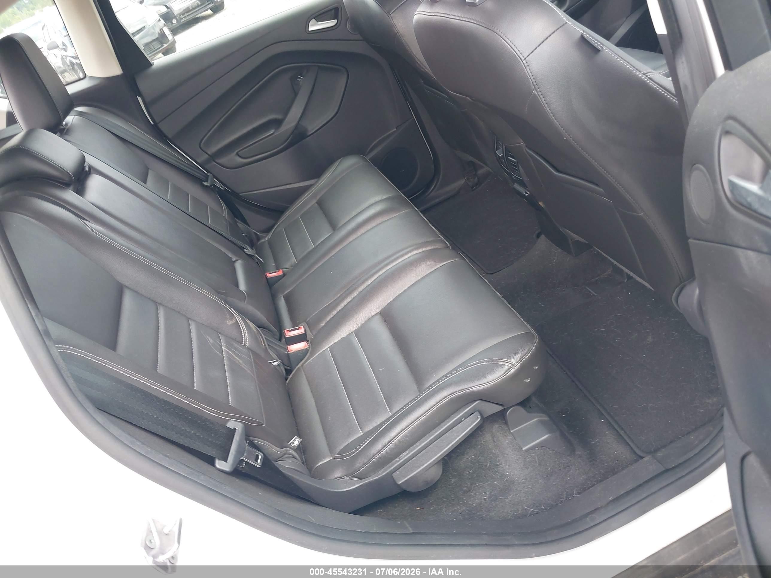 2013 Ford C-max Energi Sel White vin: 1FADP5CU8DL541879