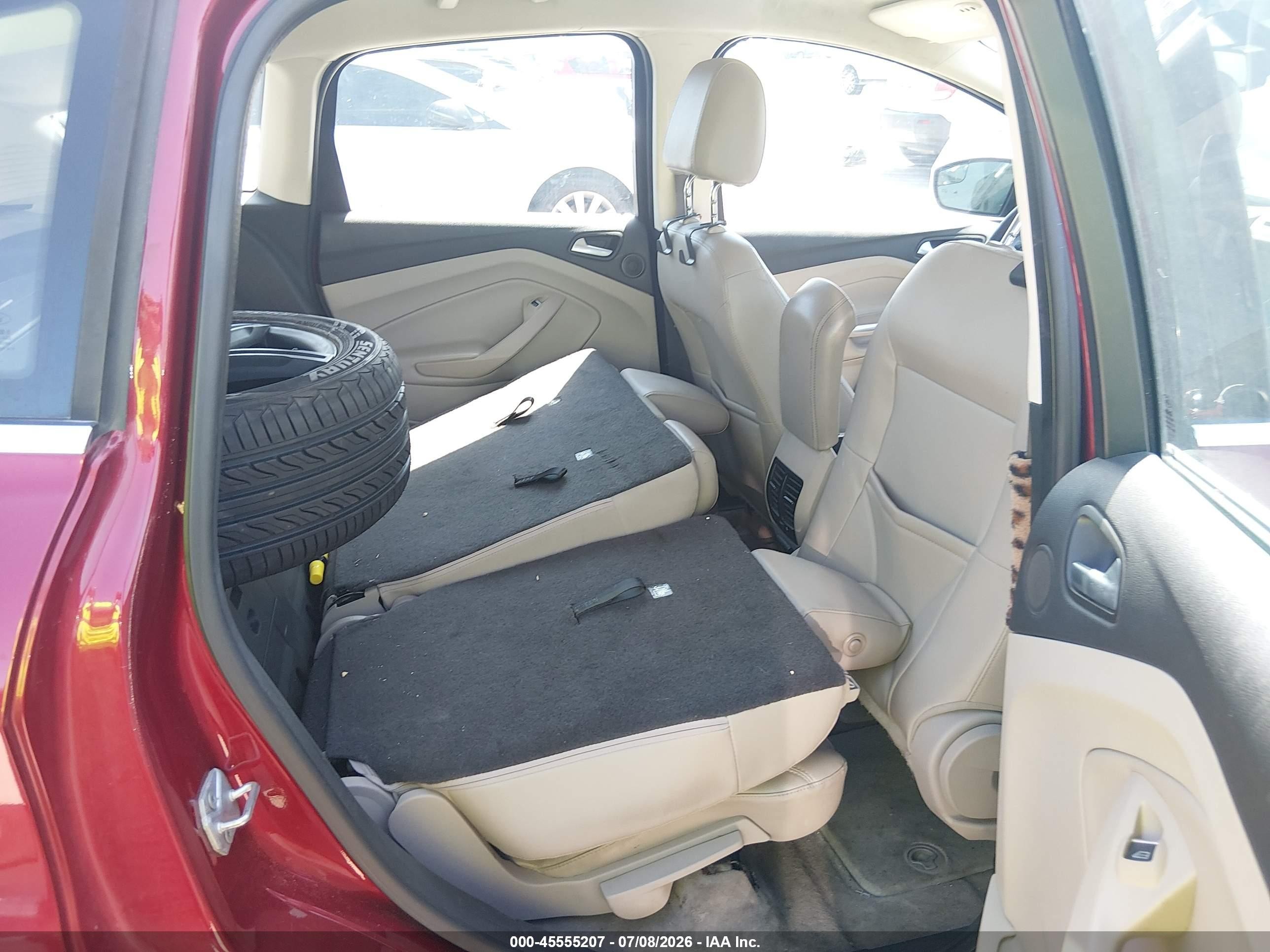 2013 Ford C-max Energi Sel Red vin: 1FADP5CU8DL543888