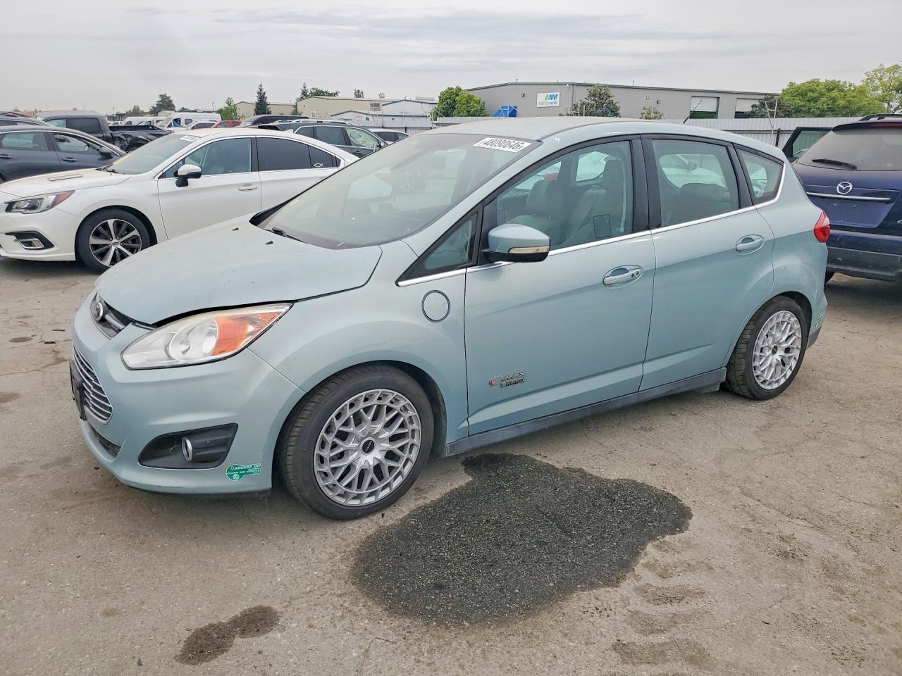 2014 Ford C-max Premium Turquoise vin: 1FADP5CU8EL503425