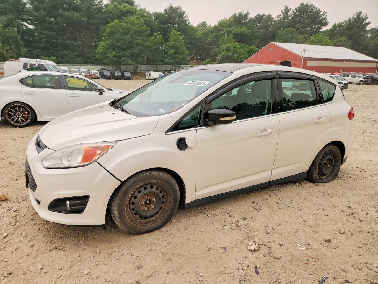 2014 Ford C-max Premium Белый vin: 1FADP5CU8EL510505