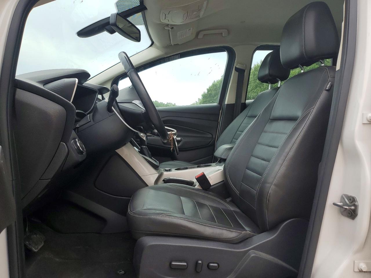 2014 Ford C-max Premium White vin: 1FADP5CU8EL510505