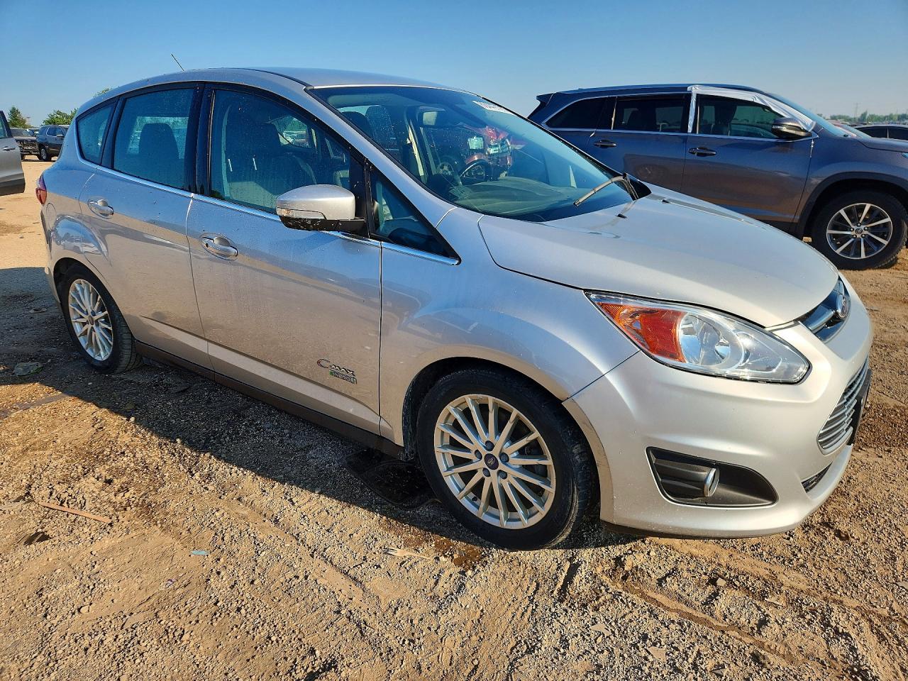 2015 Ford C-max Premium Sel Silver vin: 1FADP5CU8FL100899