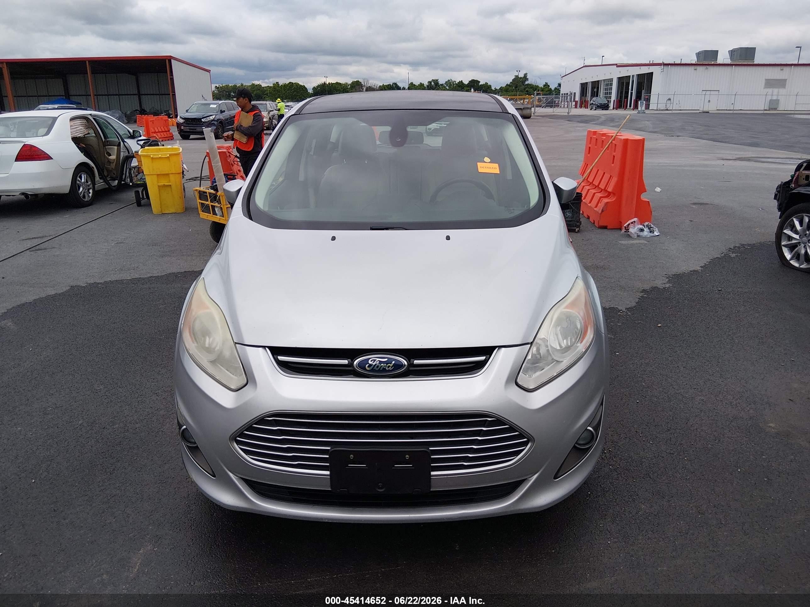 2015 Ford C-max Energi Sel Серебряный vin: 1FADP5CU8FL101003