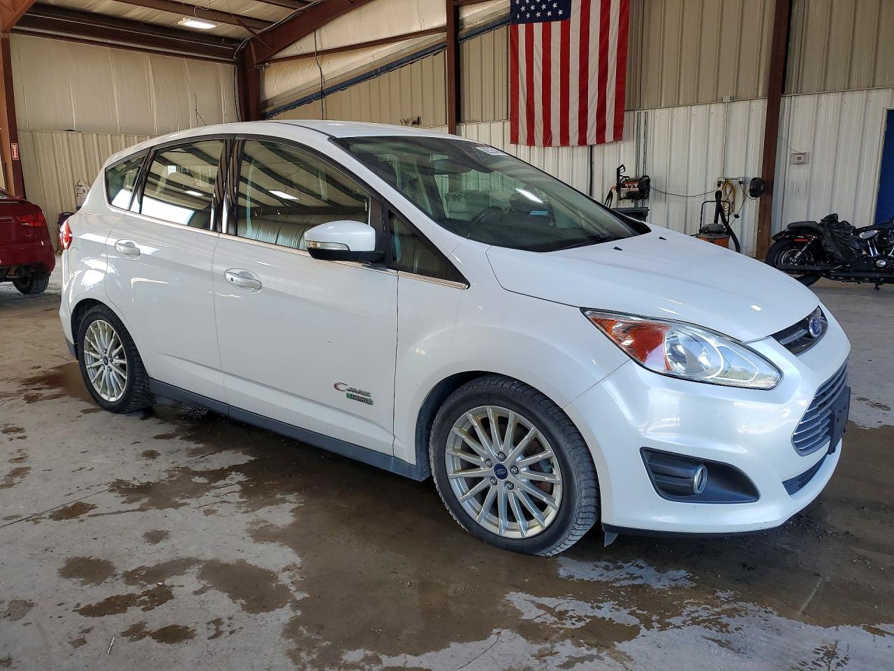 2015 Ford C-max Premium Sel Белый vin: 1FADP5CU8FL109084