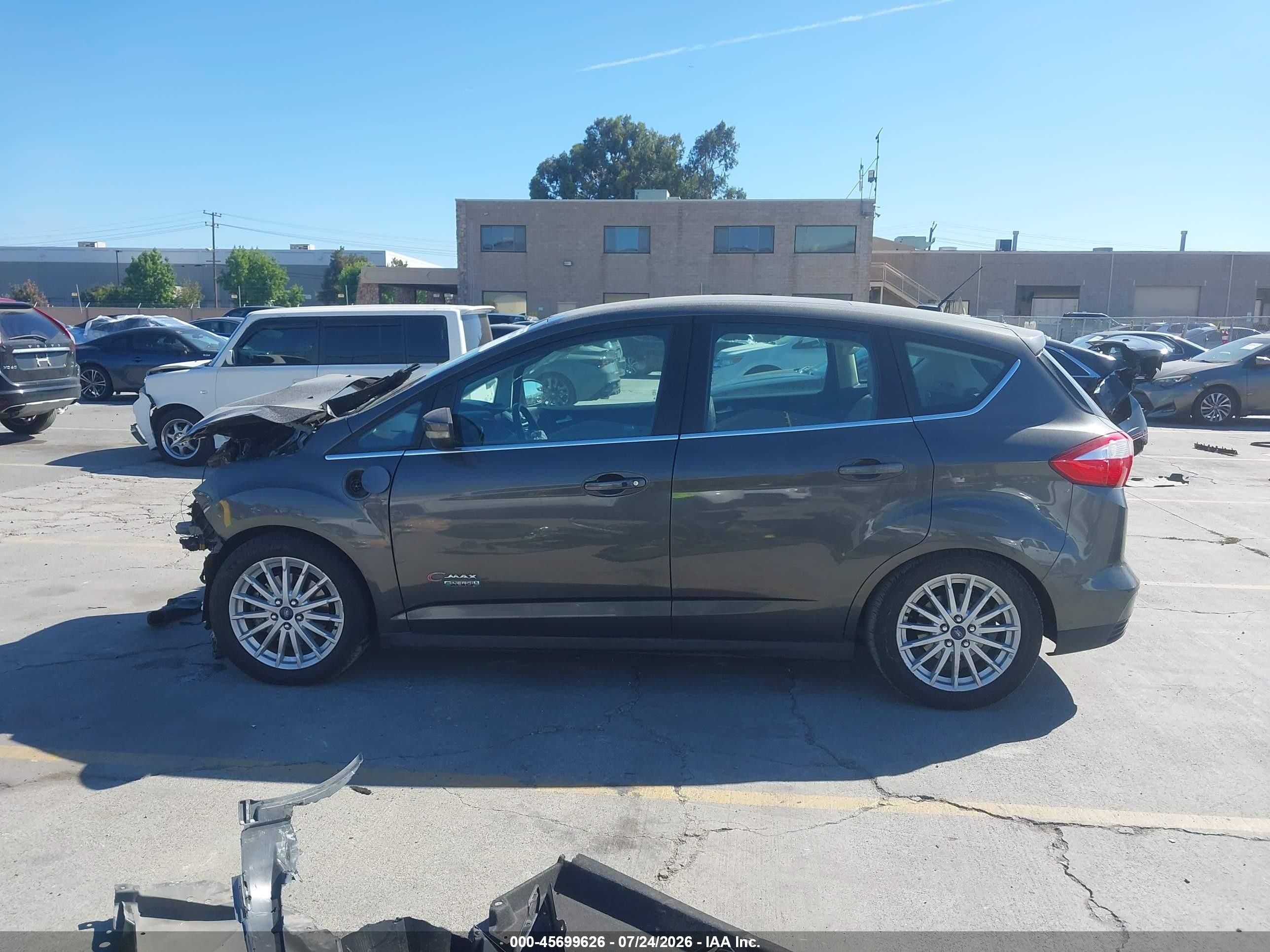 2015 Ford C-max Energi Sel Черный vin: 1FADP5CU8FL110901
