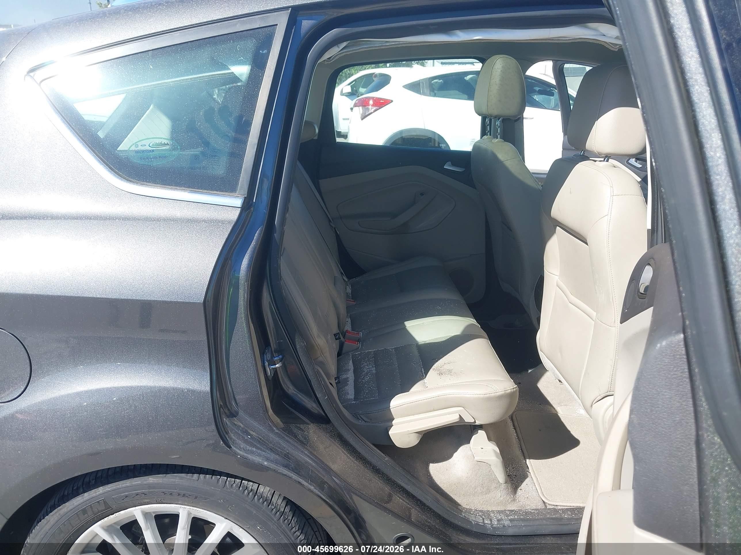 2015 Ford C-max Energi Sel Черный vin: 1FADP5CU8FL110901