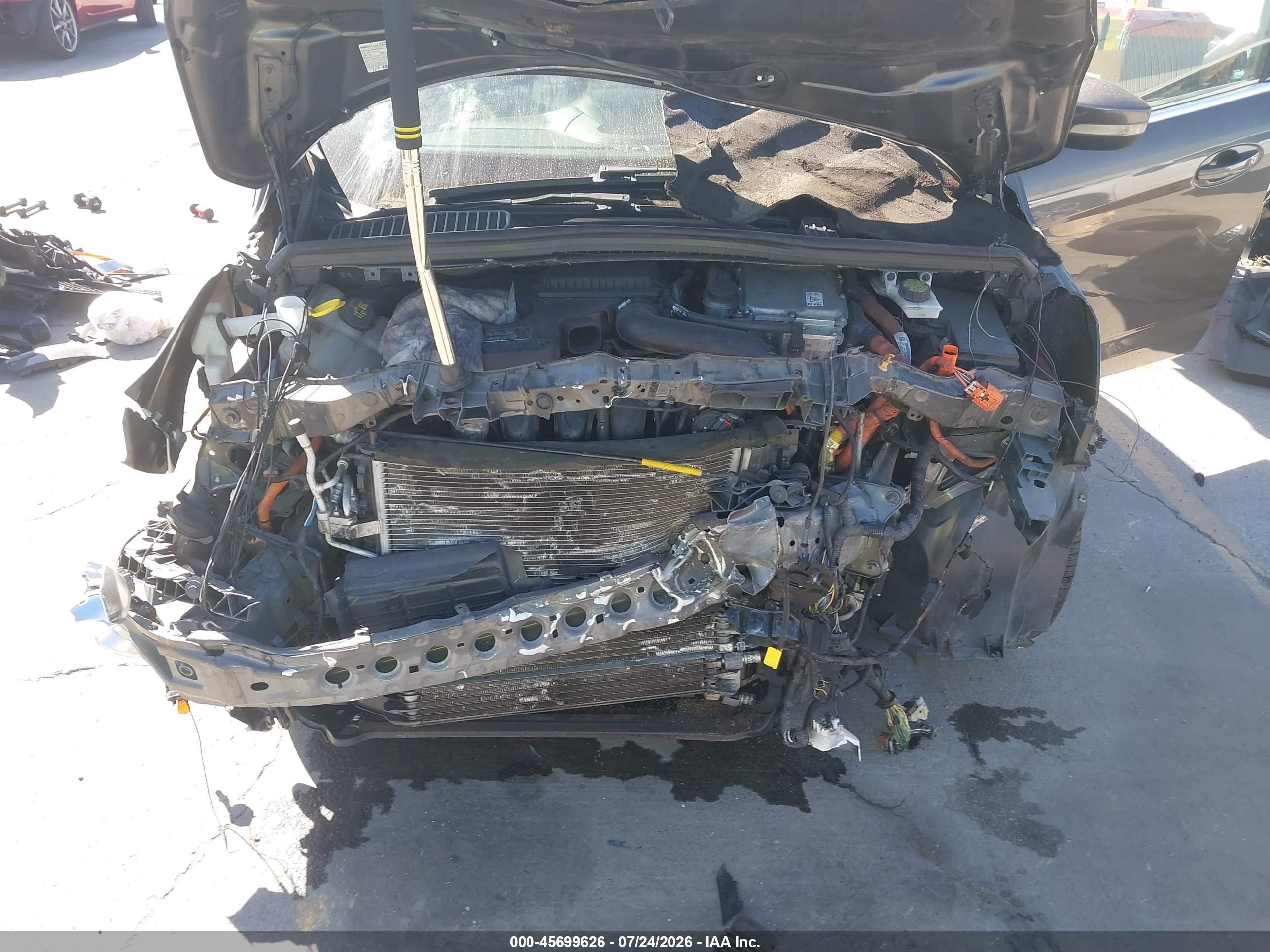 2015 Ford C-max Energi Sel Черный vin: 1FADP5CU8FL110901