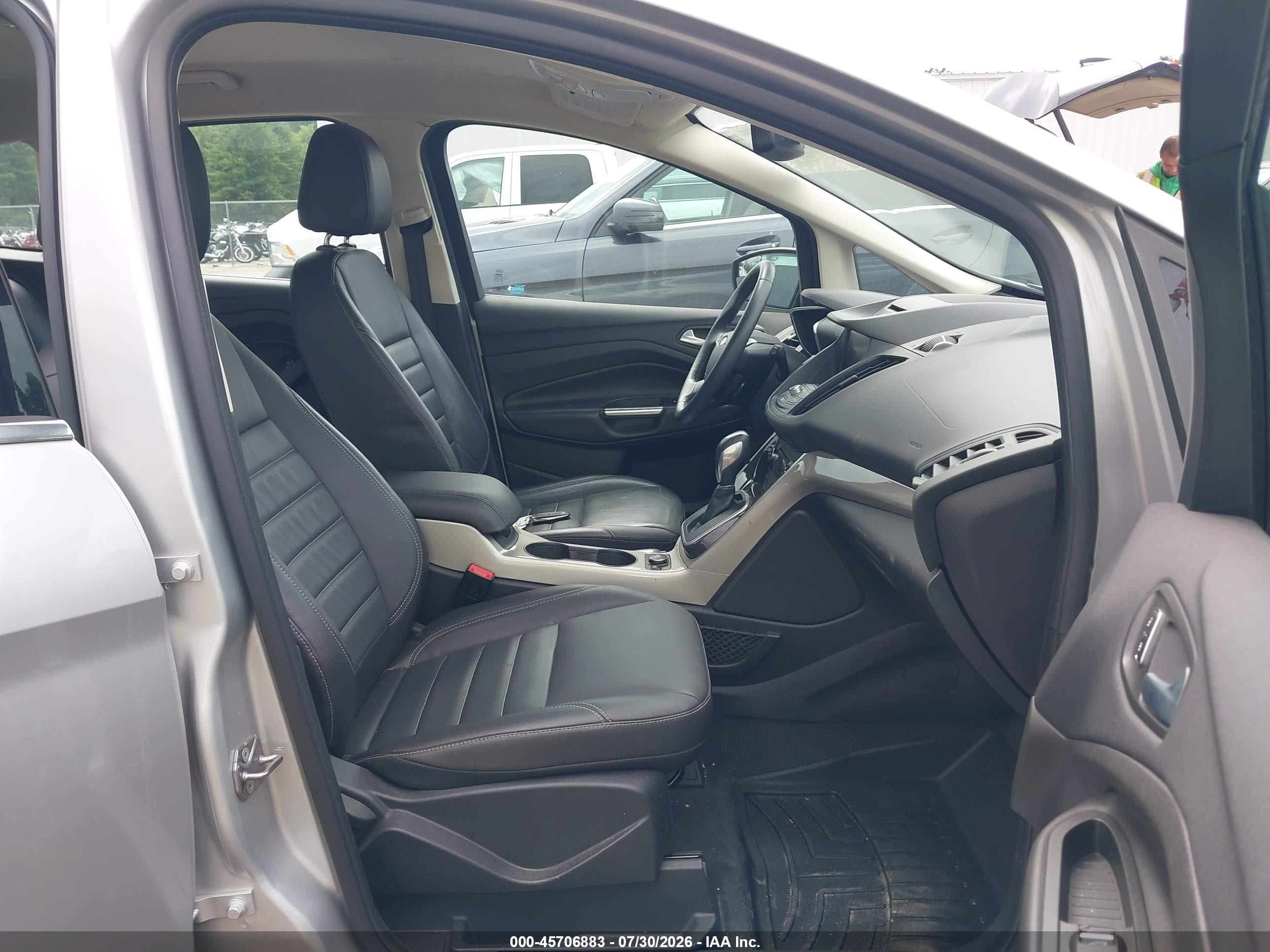 2015 Ford C-max Energi Sel Silver vin: 1FADP5CU8FL122045