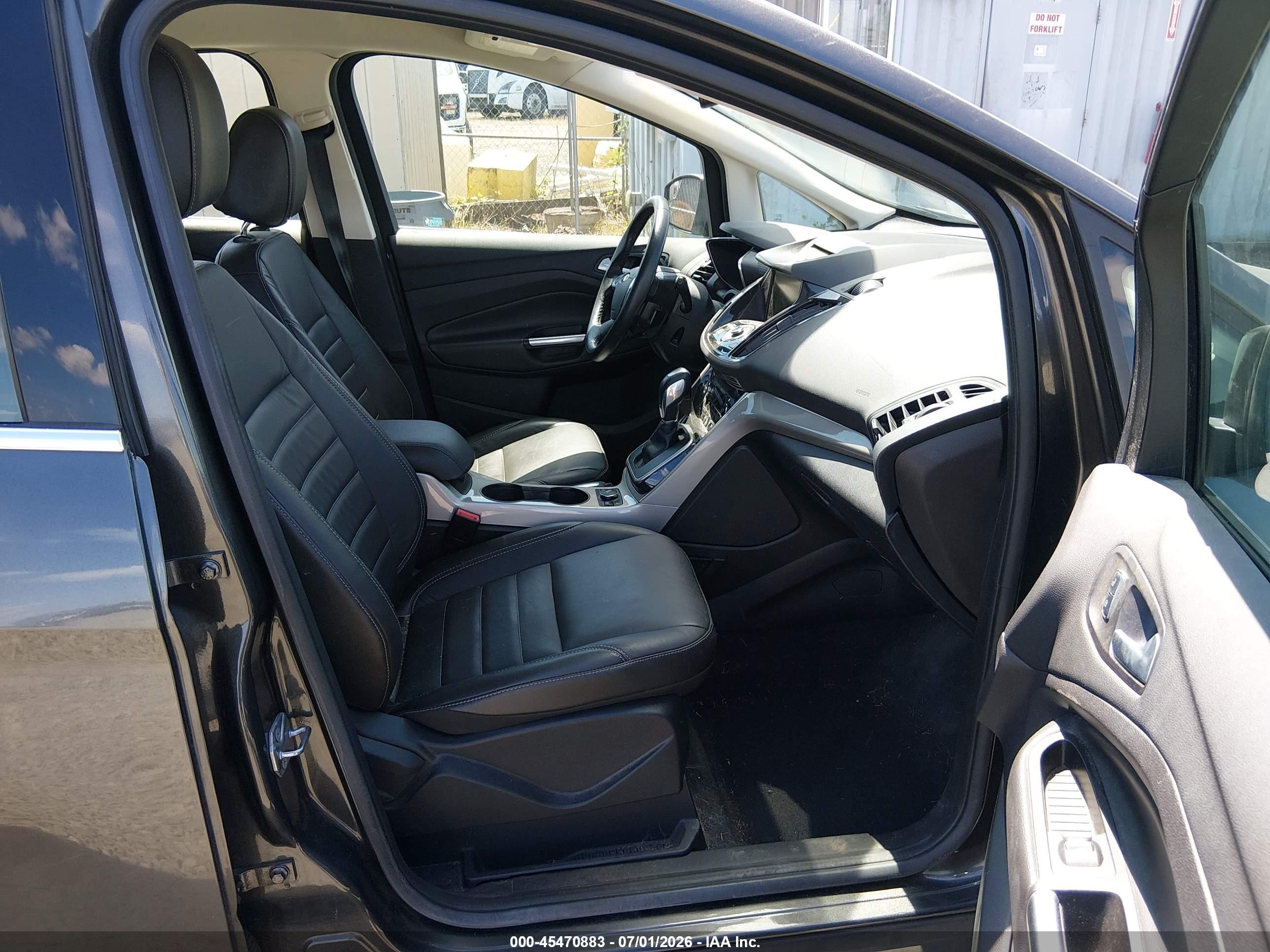 2015 Ford C-max Energi Sel Gray vin: 1FADP5CU8FL122398