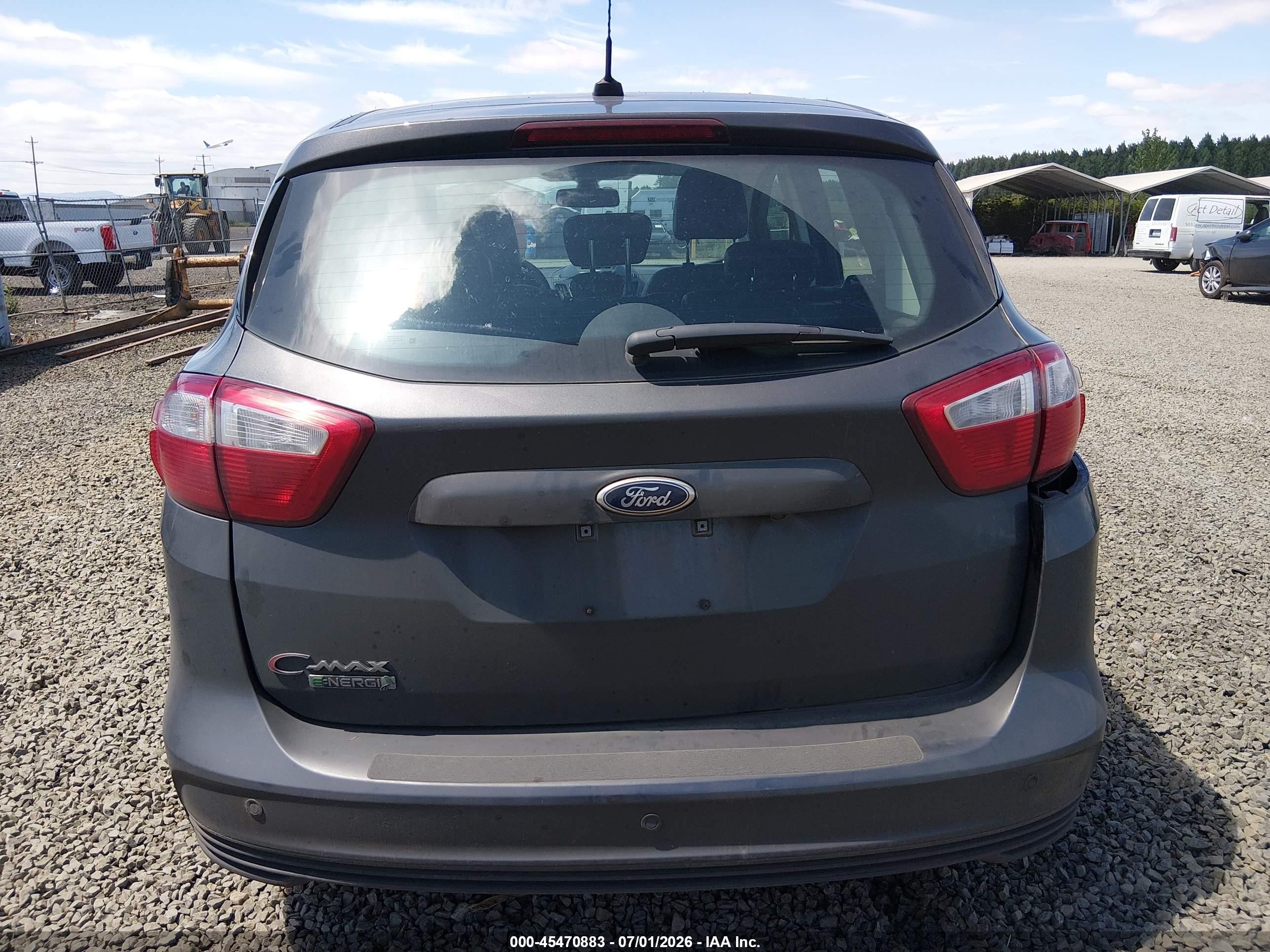 2015 Ford C-max Energi Sel Gray vin: 1FADP5CU8FL122398