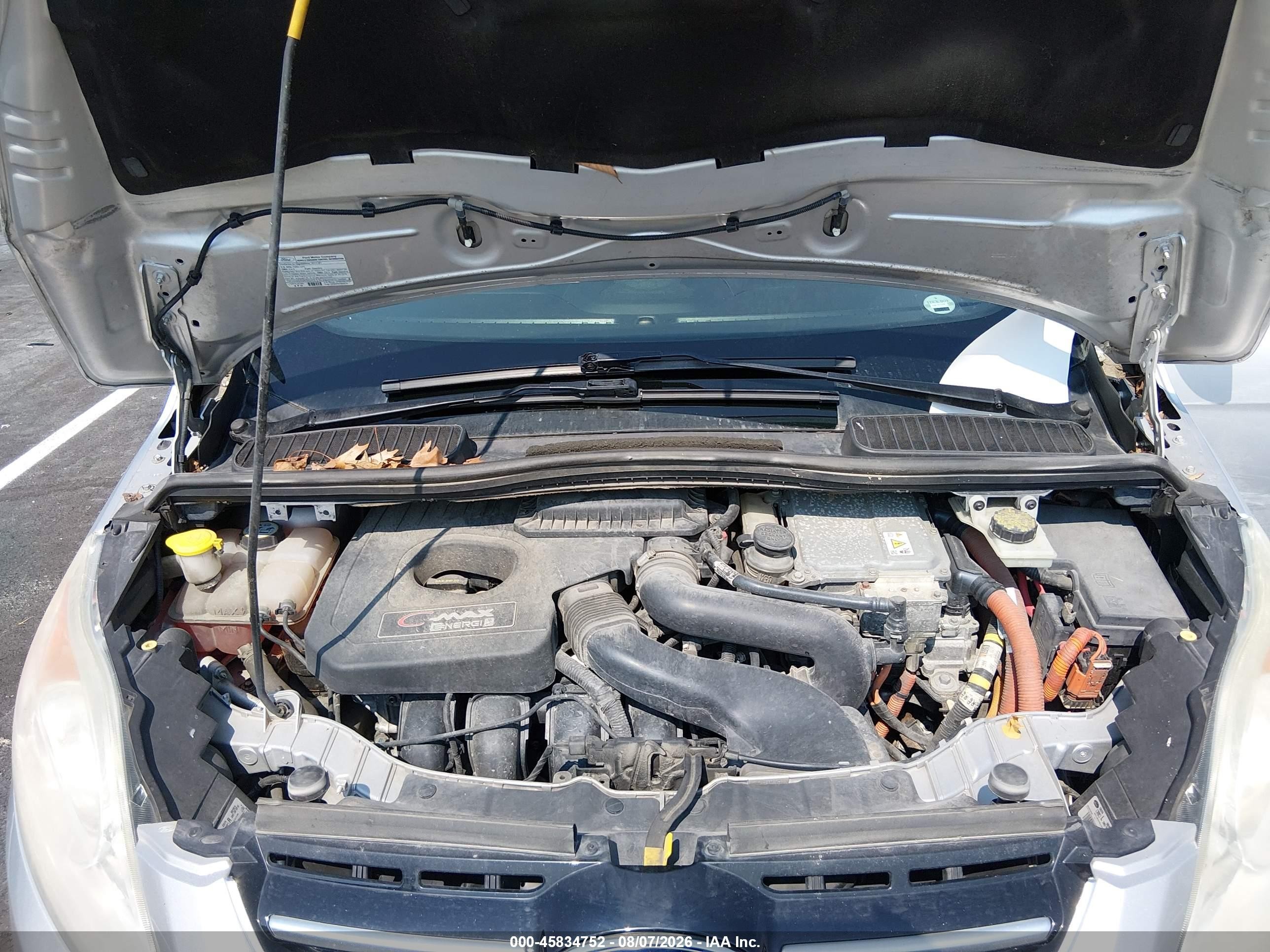 2013 Ford C-max Energi Sel Silver vin: 1FADP5CU9DL516716