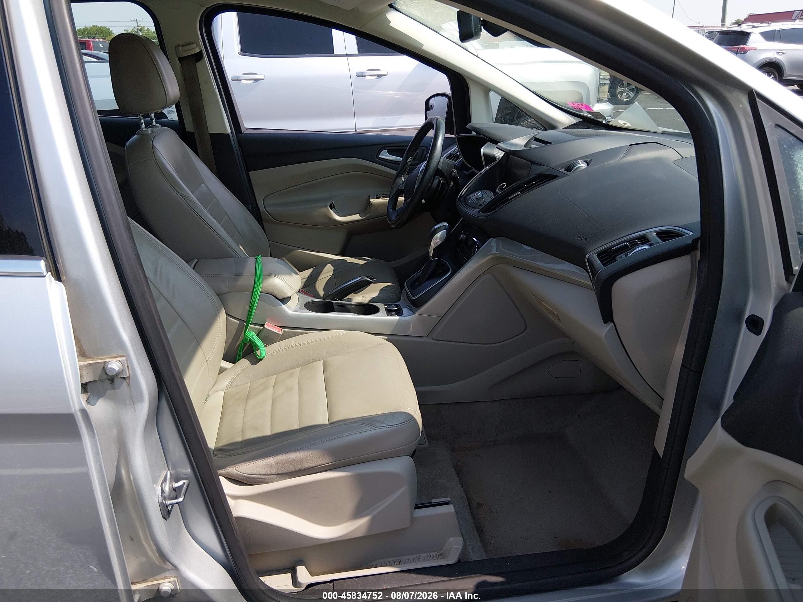 2013 Ford C-max Energi Sel Silver vin: 1FADP5CU9DL516716