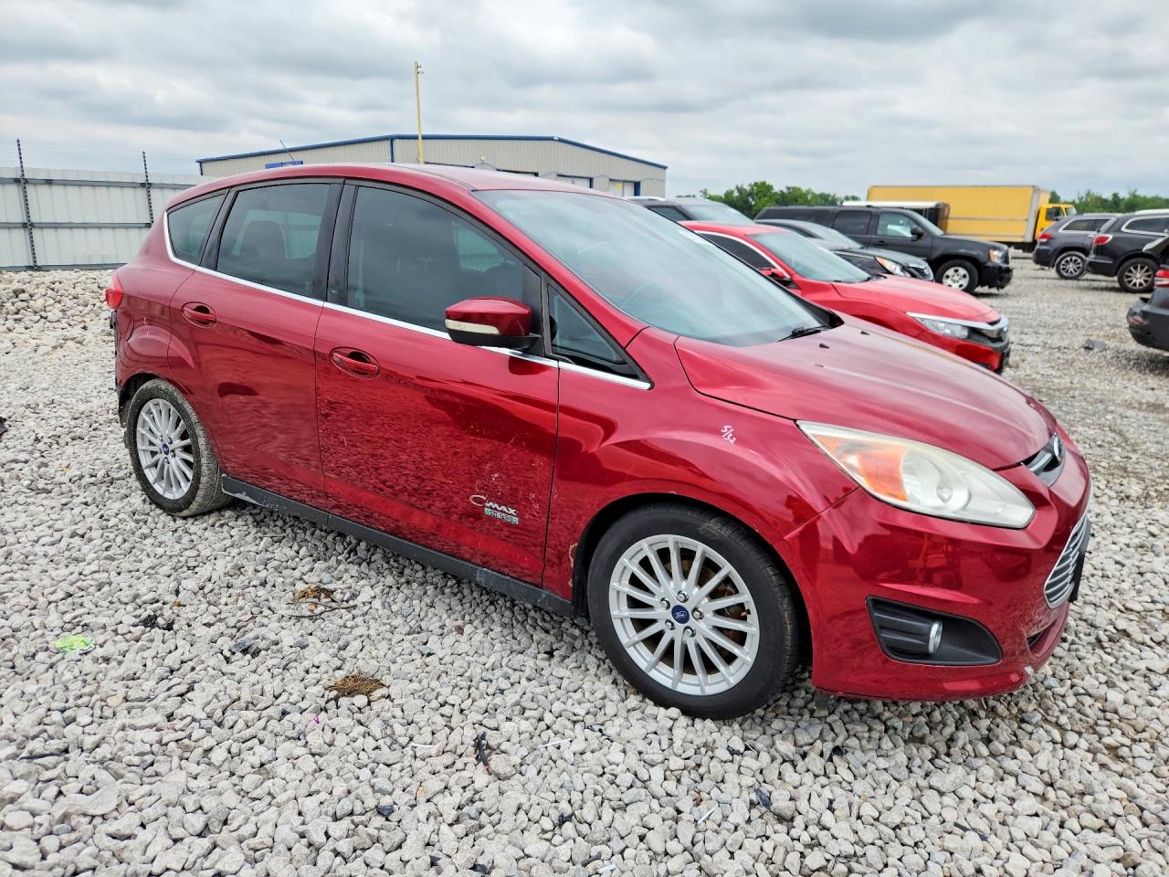 2013 Ford C-max Premium Красный vin: 1FADP5CU9DL552048