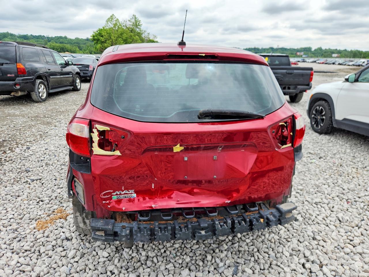 2013 Ford C-max Premium Красный vin: 1FADP5CU9DL552048