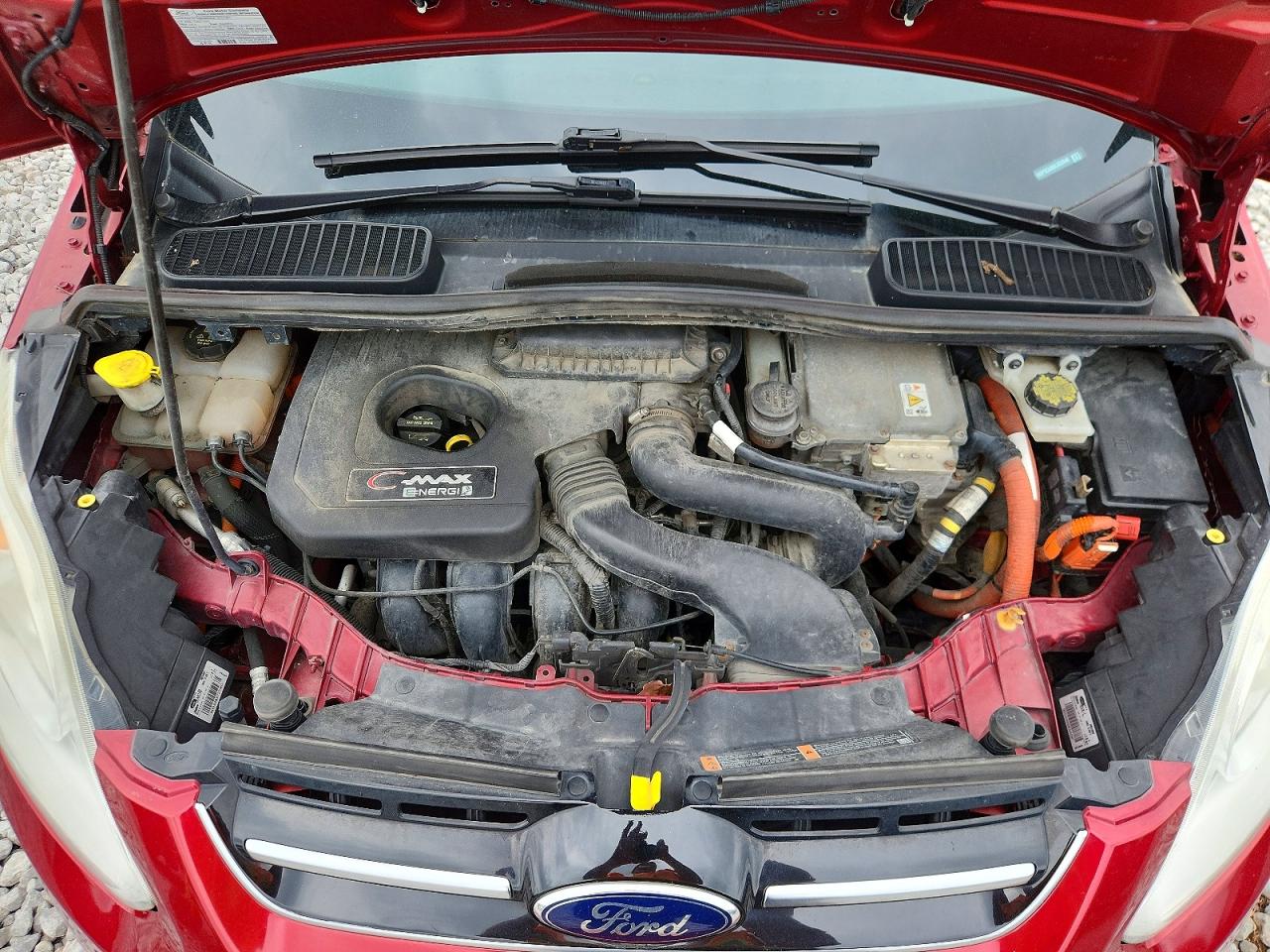 2013 Ford C-max Premium Красный vin: 1FADP5CU9DL552048