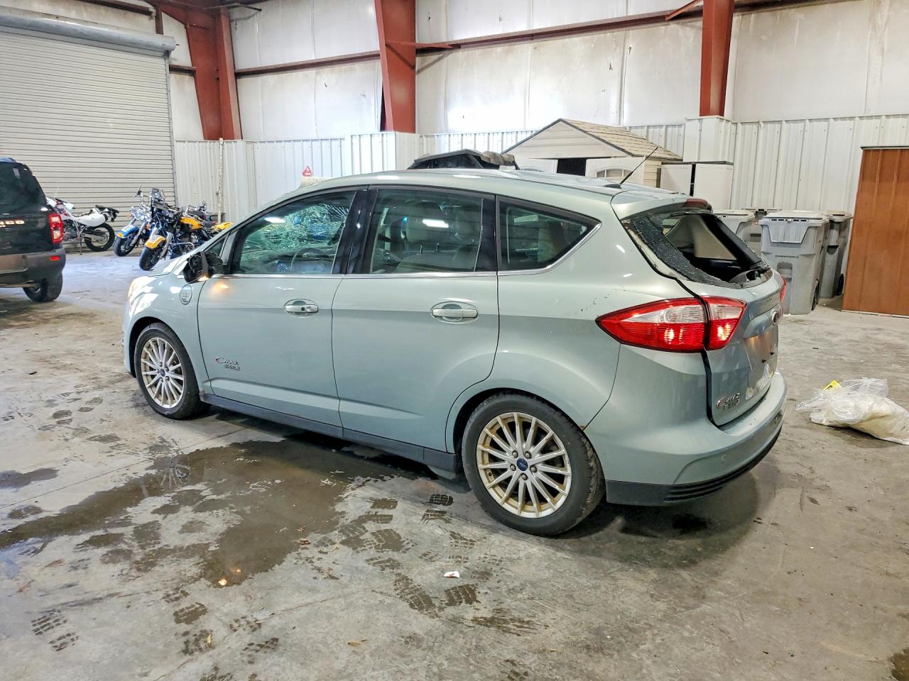 2014 Ford C-max Premium Turquoise vin: 1FADP5CU9EL514482