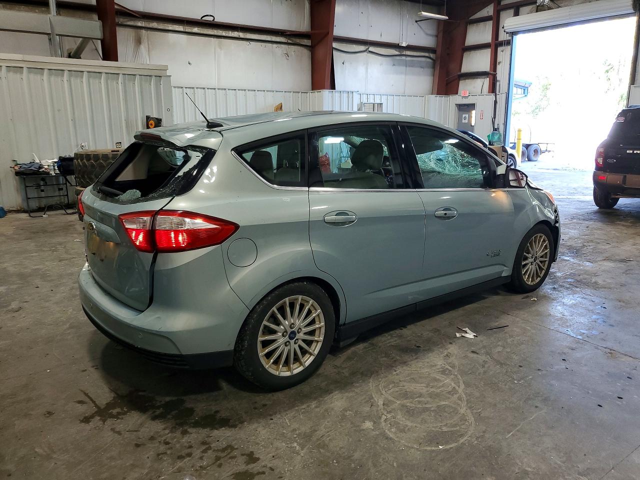 2014 Ford C-max Premium Turquoise vin: 1FADP5CU9EL514482