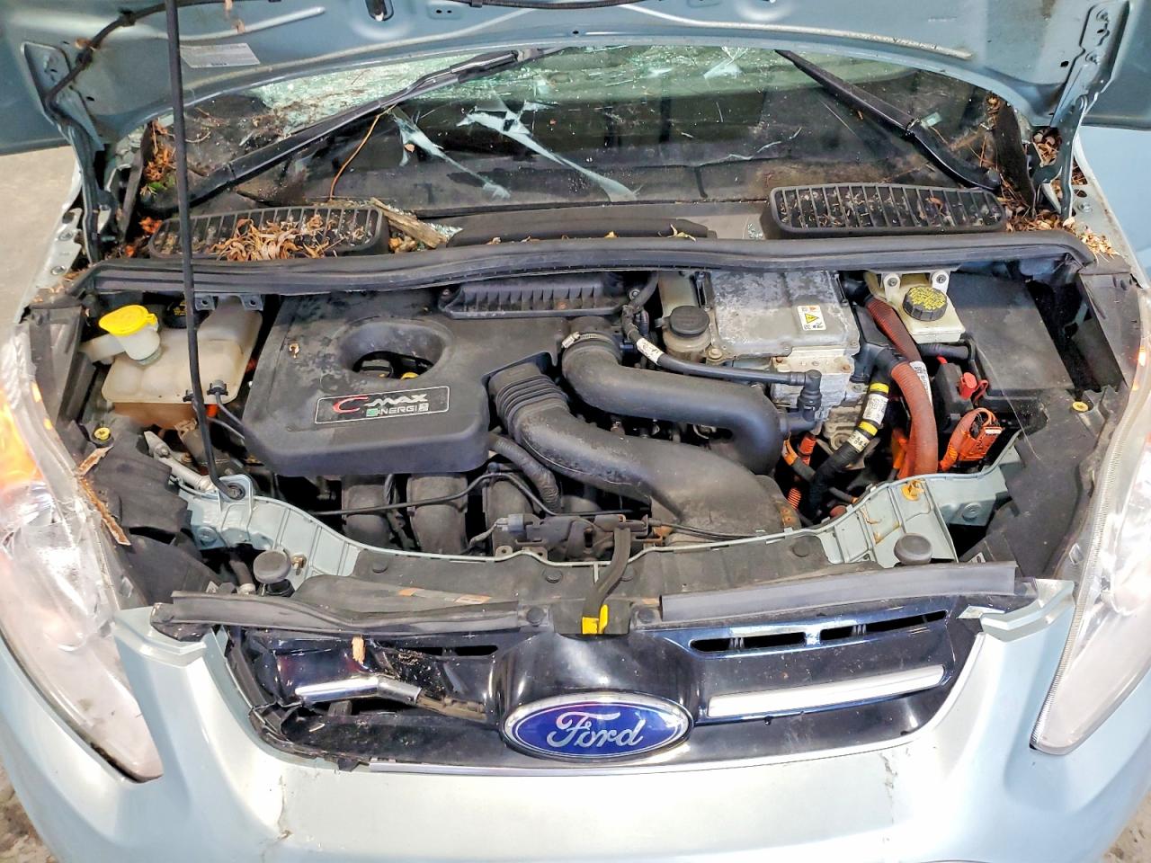 2014 Ford C-max Premium Turquoise vin: 1FADP5CU9EL514482
