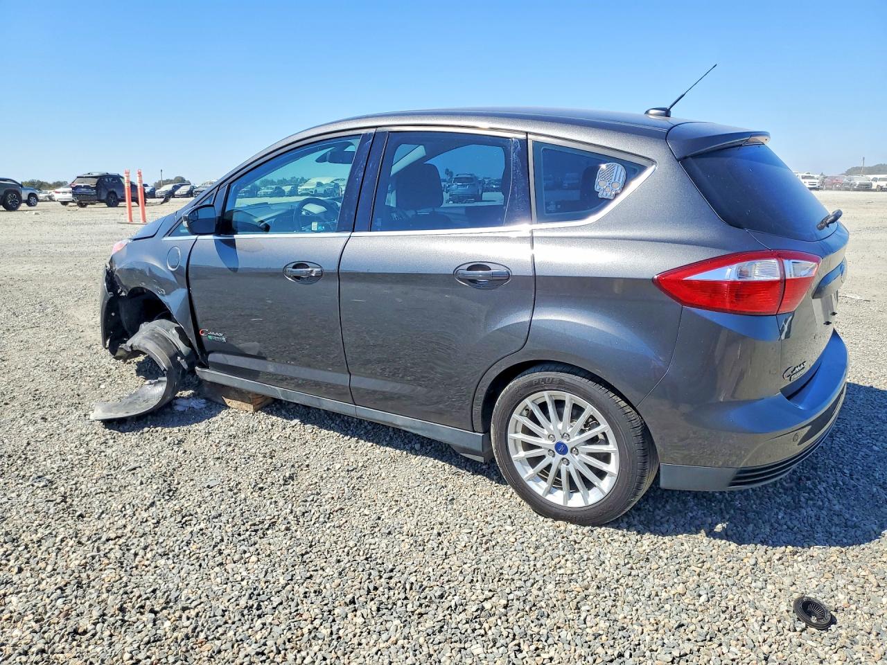 2015 Ford C-max Premium Sel Серый vin: 1FADP5CU9FL101589