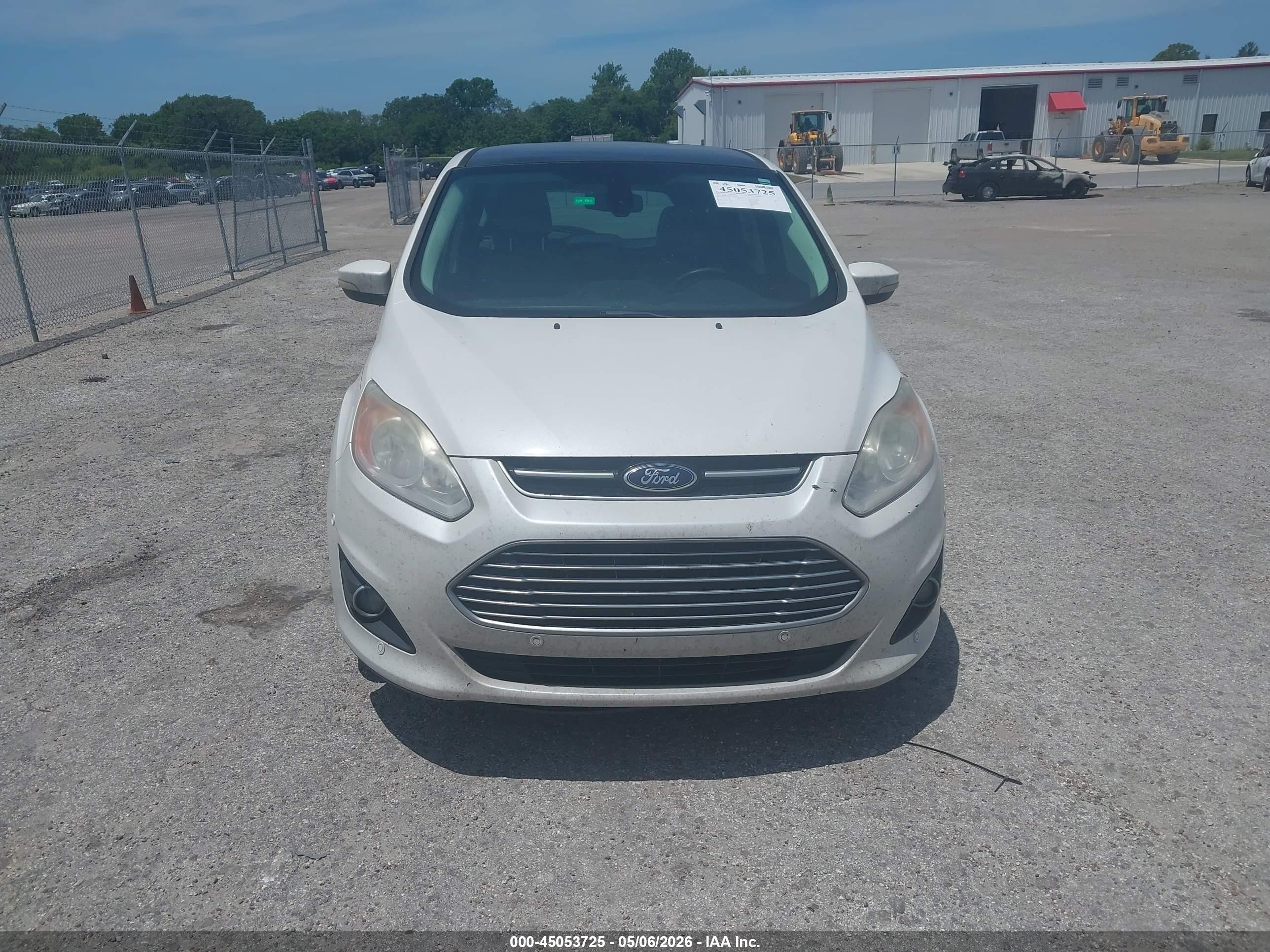 2015 Ford C-max Energi Sel White vin: 1FADP5CU9FL108588