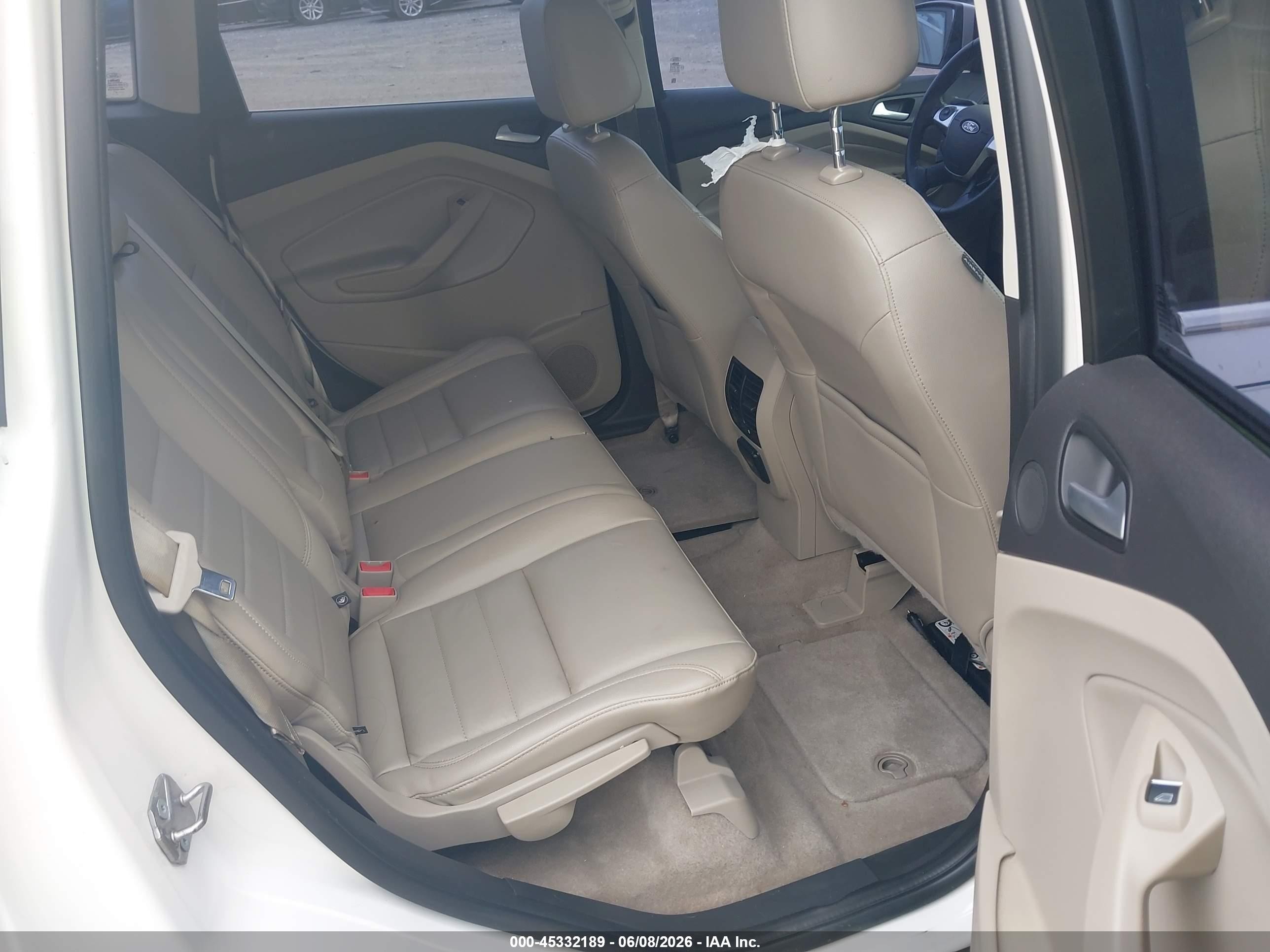 2015 Ford C-max Energi Sel White vin: 1FADP5CU9FL114746
