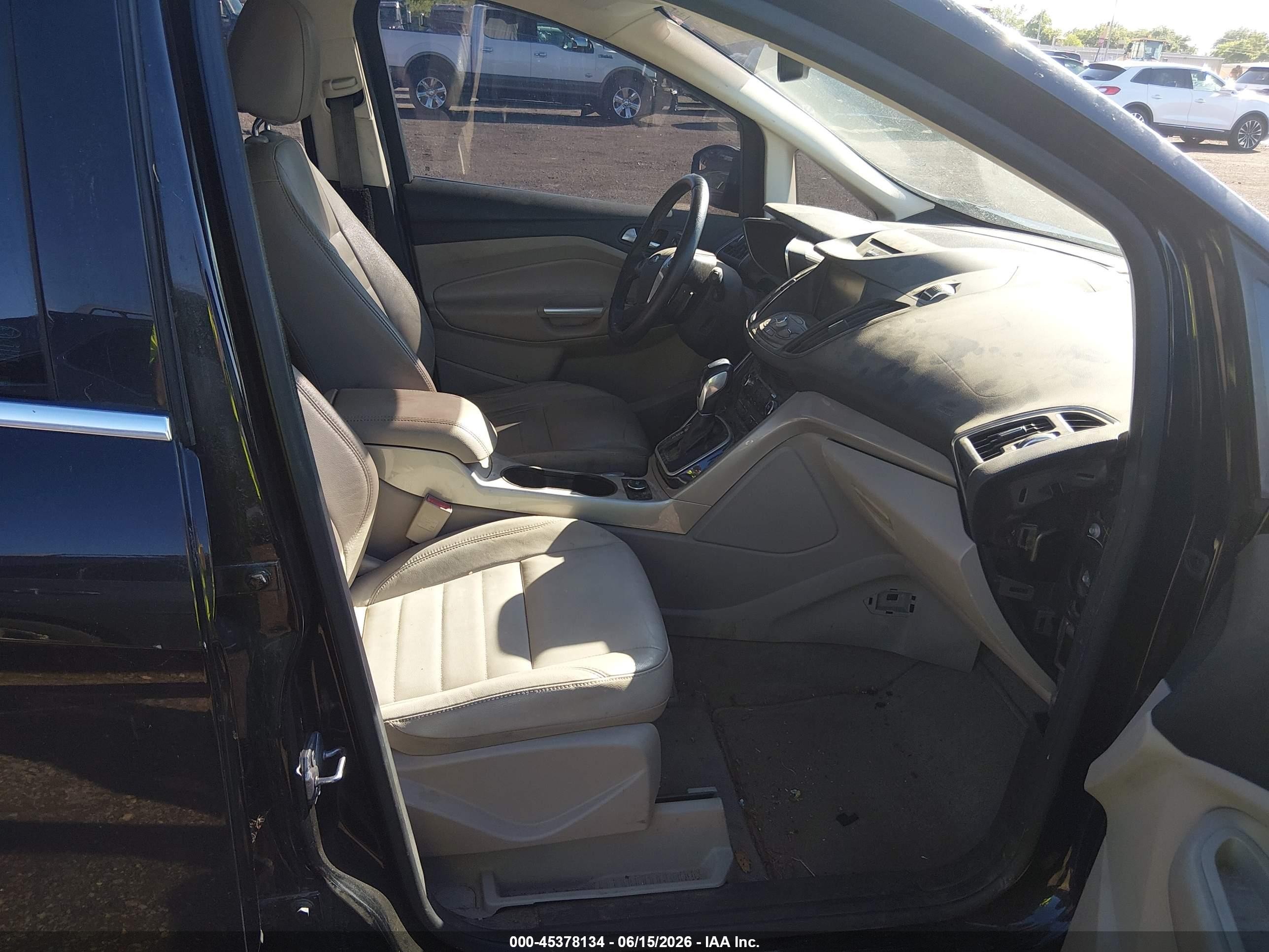 2013 Ford C-max Energi Sel Black vin: 1FADP5CUXDL512318