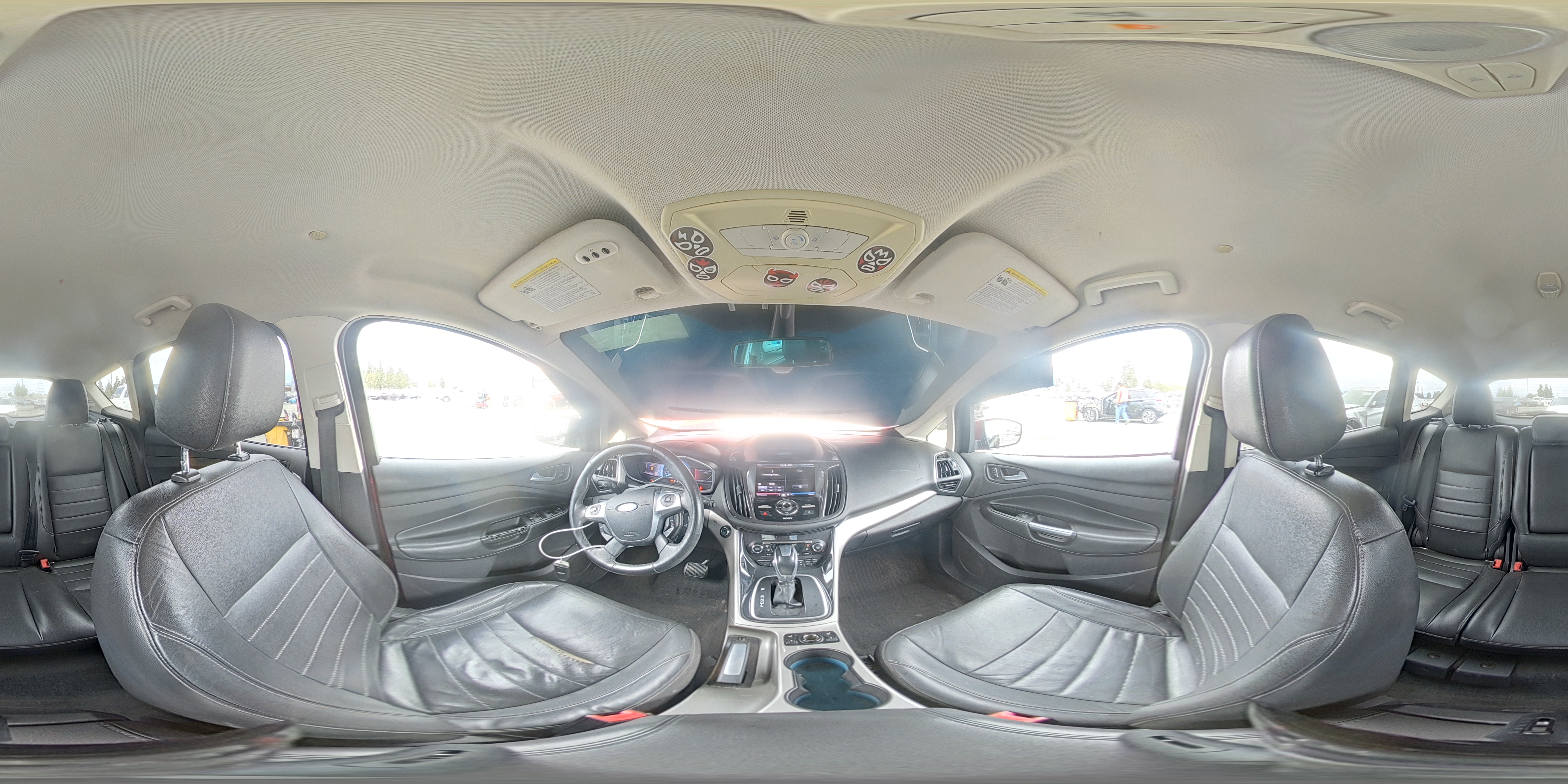 2013 Ford C-max Premium Red vin: 1FADP5CUXDL516496