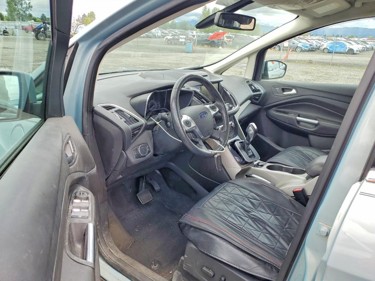 2013 Ford C-max Energi Teal vin: 1FADP5CUXDL521603