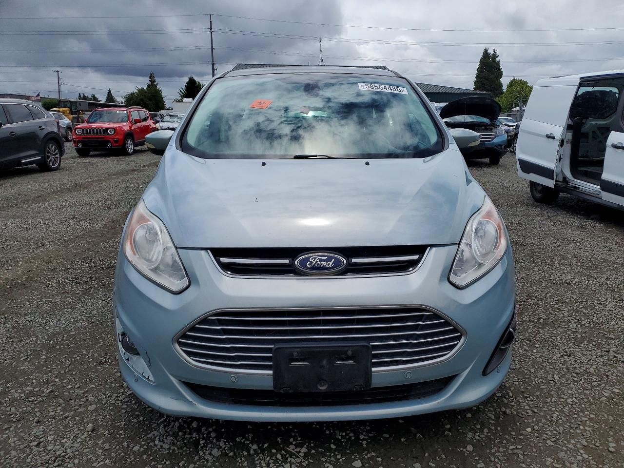 2013 Ford C-max Energi Teal vin: 1FADP5CUXDL521603