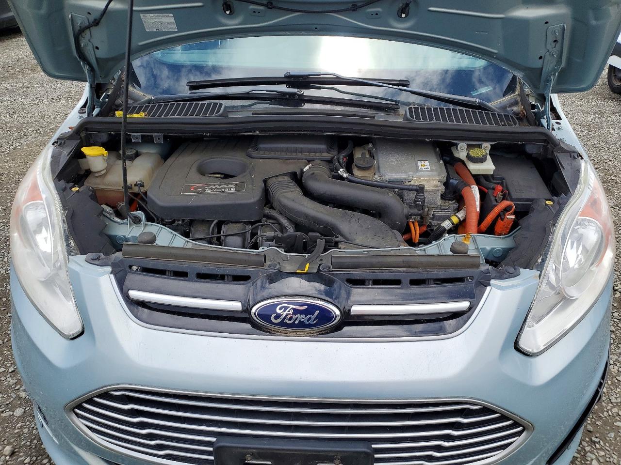 2013 Ford C-max Energi Teal vin: 1FADP5CUXDL521603