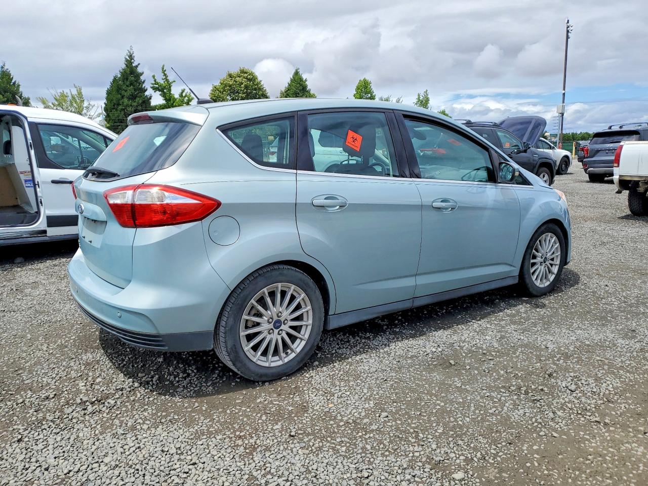 2013 Ford C-max Energi Teal vin: 1FADP5CUXDL521603