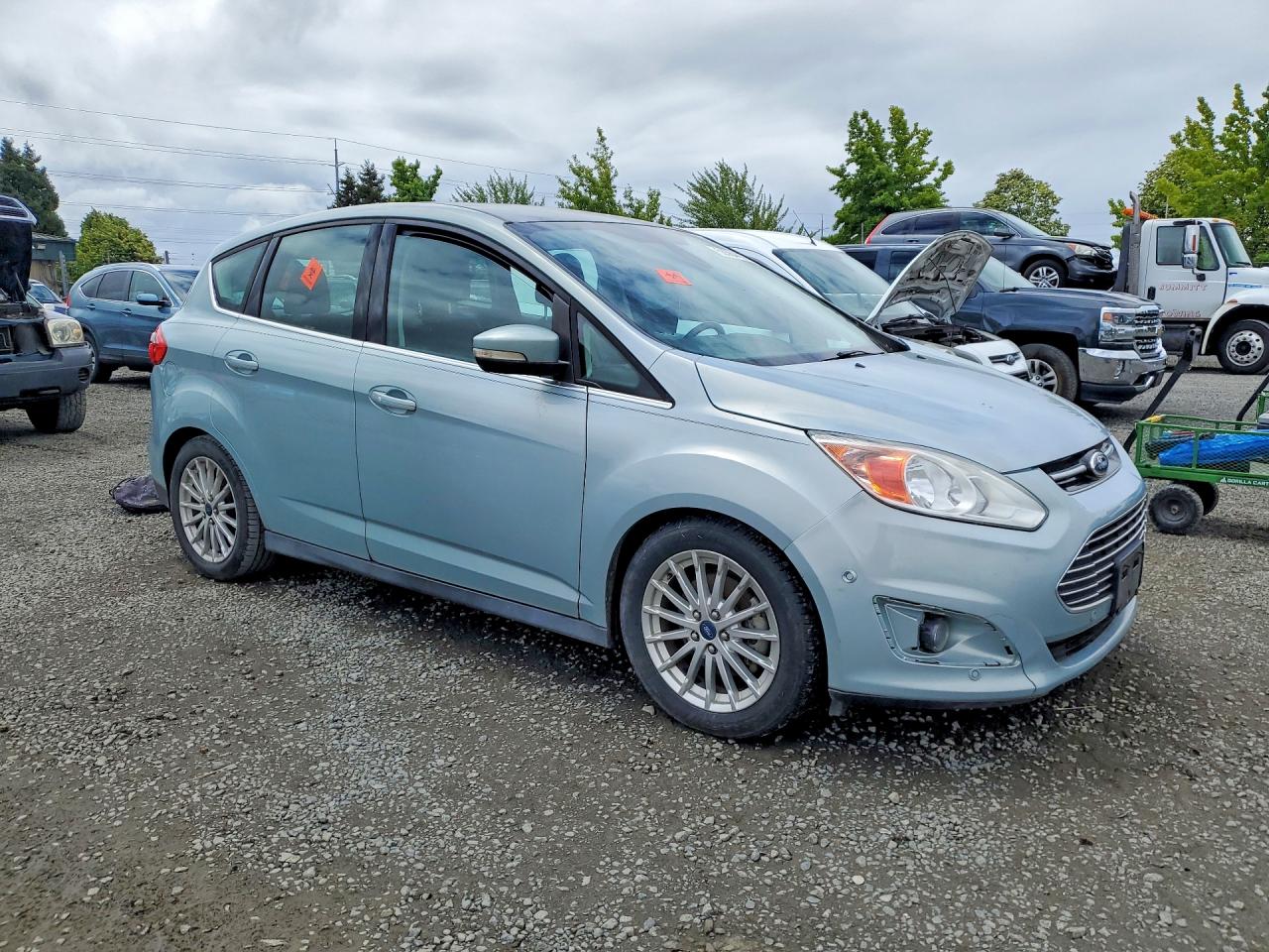 2013 Ford C-max Energi Teal vin: 1FADP5CUXDL521603
