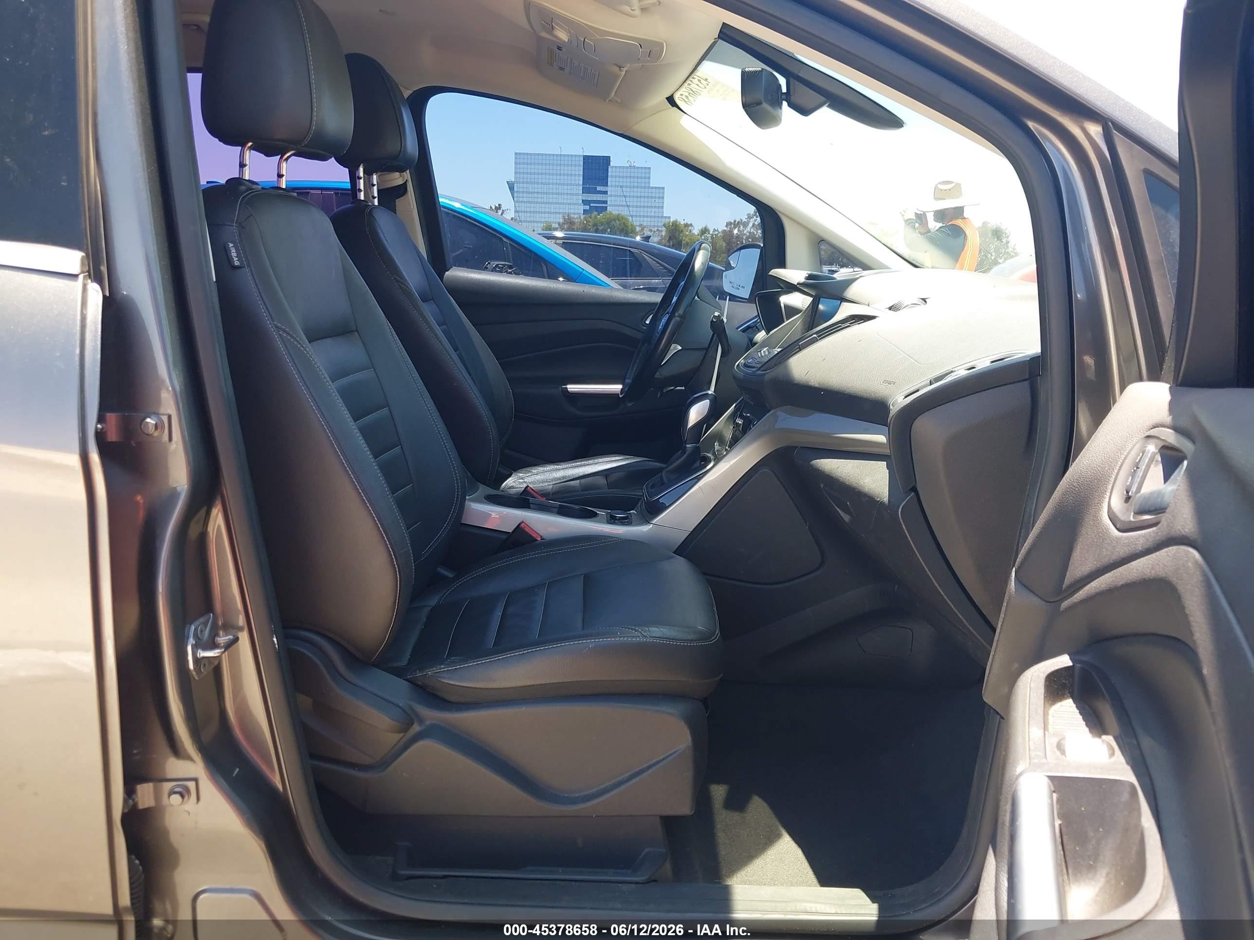 2013 Ford C-max Energi Sel Gray vin: 1FADP5CUXDL522637