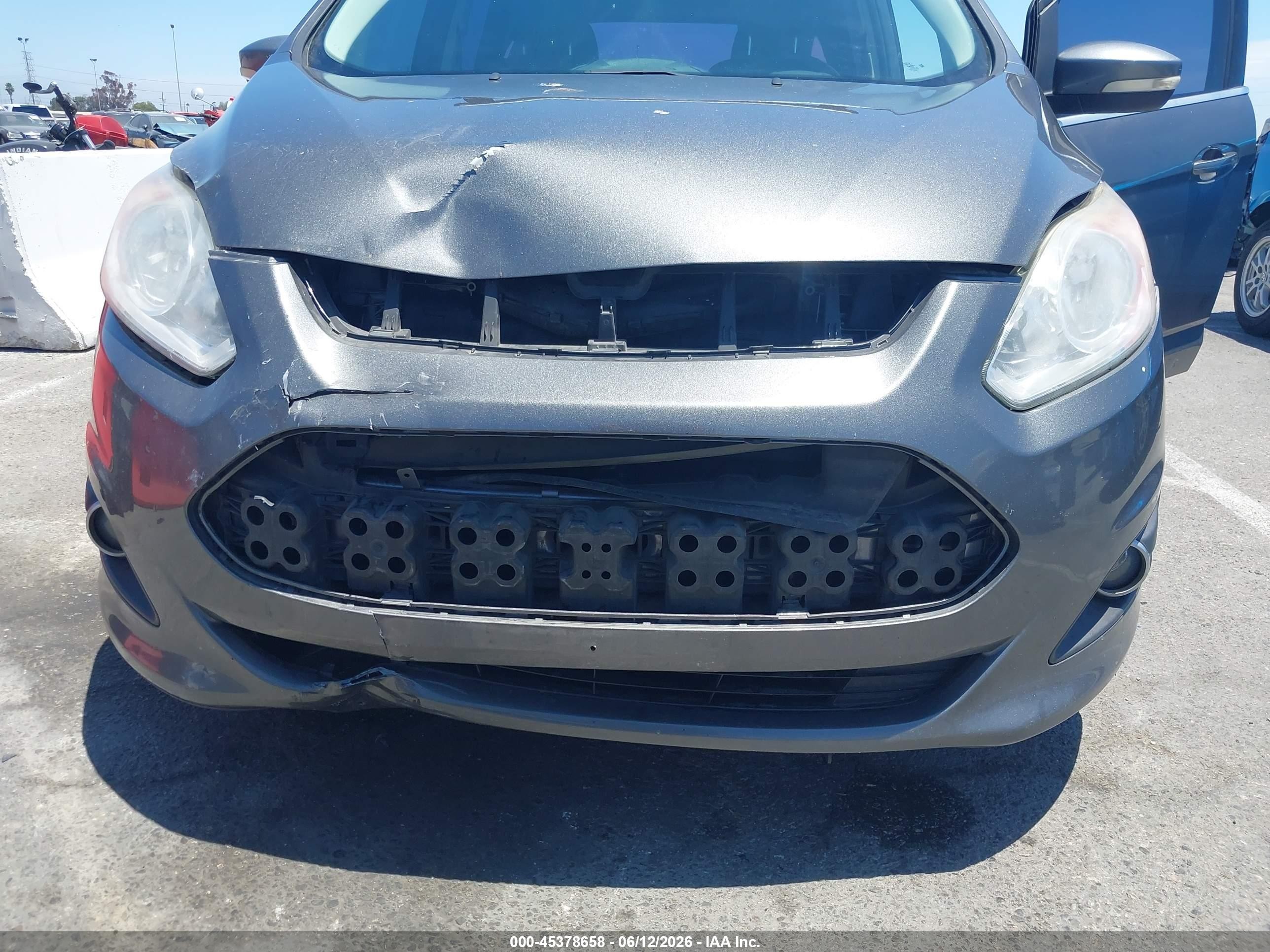2013 Ford C-max Energi Sel Gray vin: 1FADP5CUXDL522637