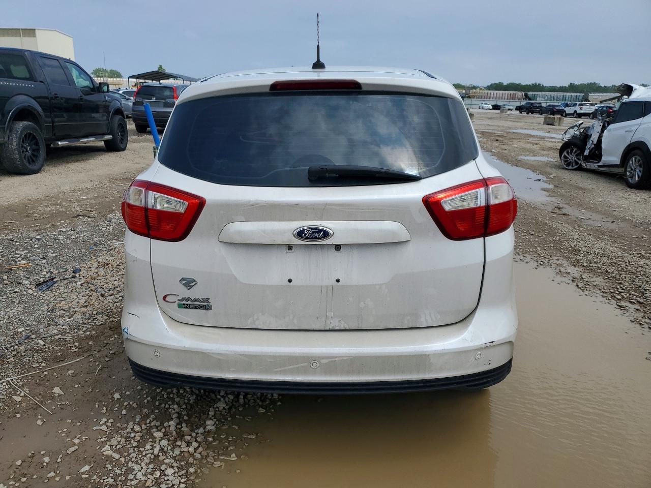 2013 Ford C-max Premium Белый vin: 1FADP5CUXDL523271