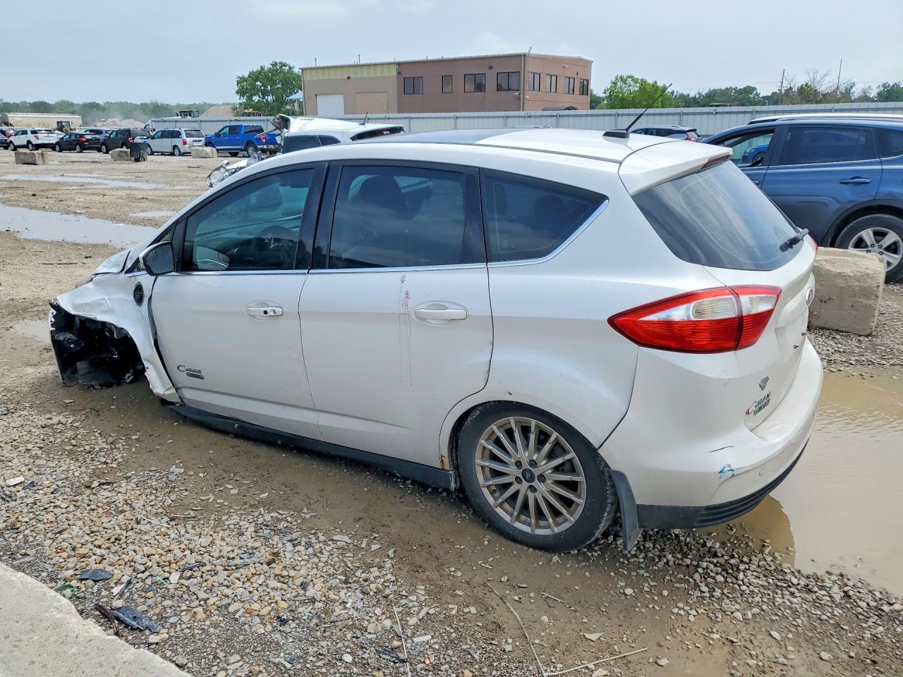 2013 Ford C-max Premium Белый vin: 1FADP5CUXDL523271