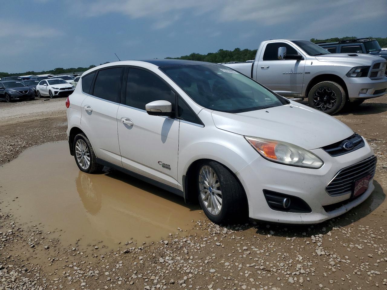 2013 Ford C-max Premium Белый vin: 1FADP5CUXDL523271