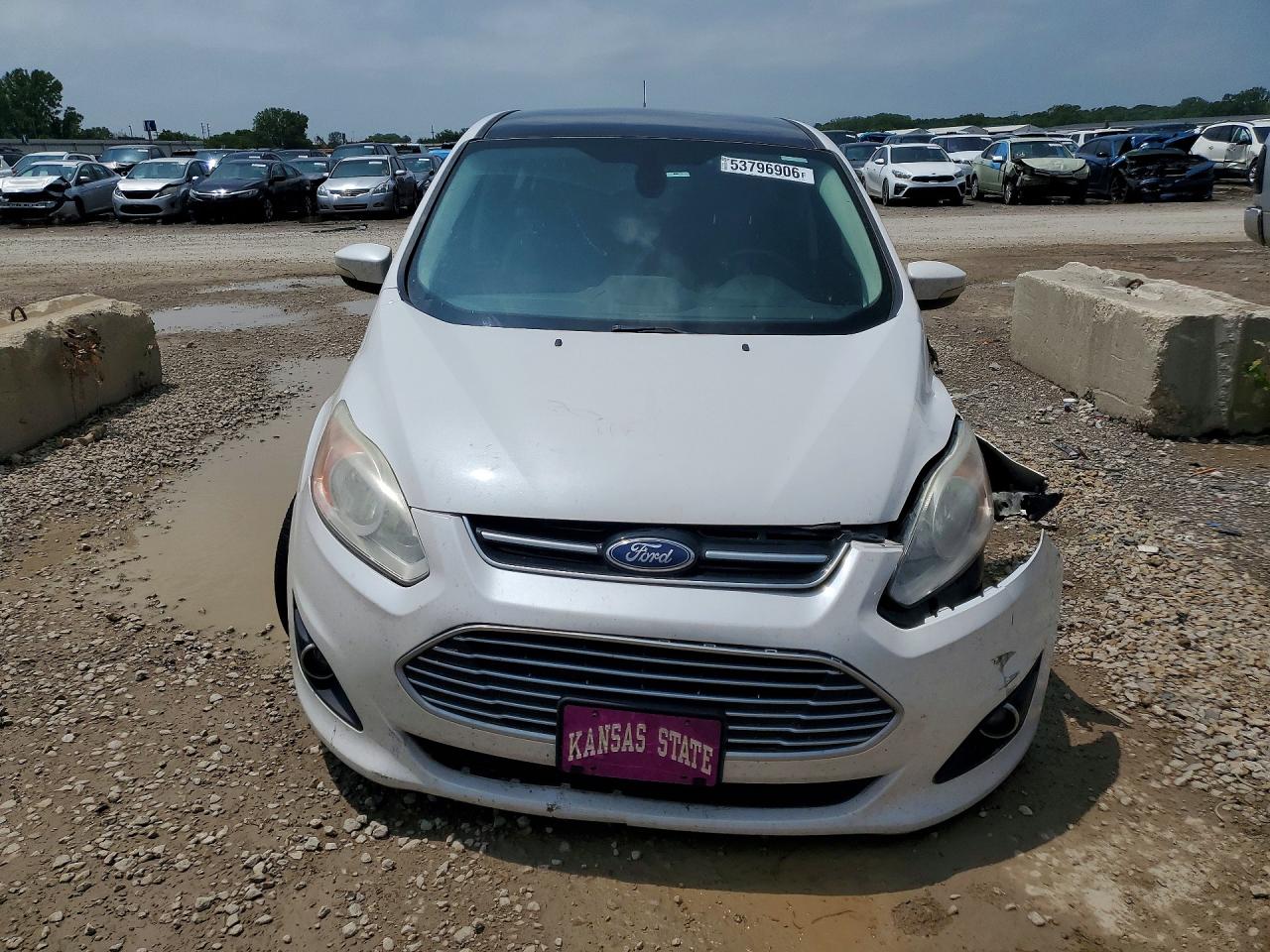 2013 Ford C-max Premium Белый vin: 1FADP5CUXDL523271