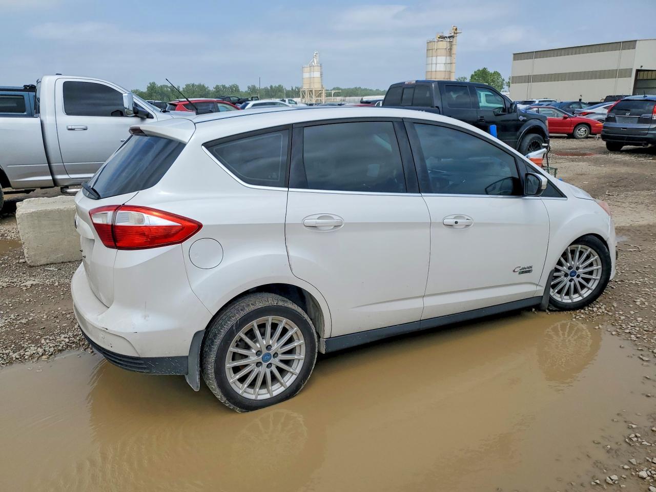 2013 Ford C-max Premium Белый vin: 1FADP5CUXDL523271